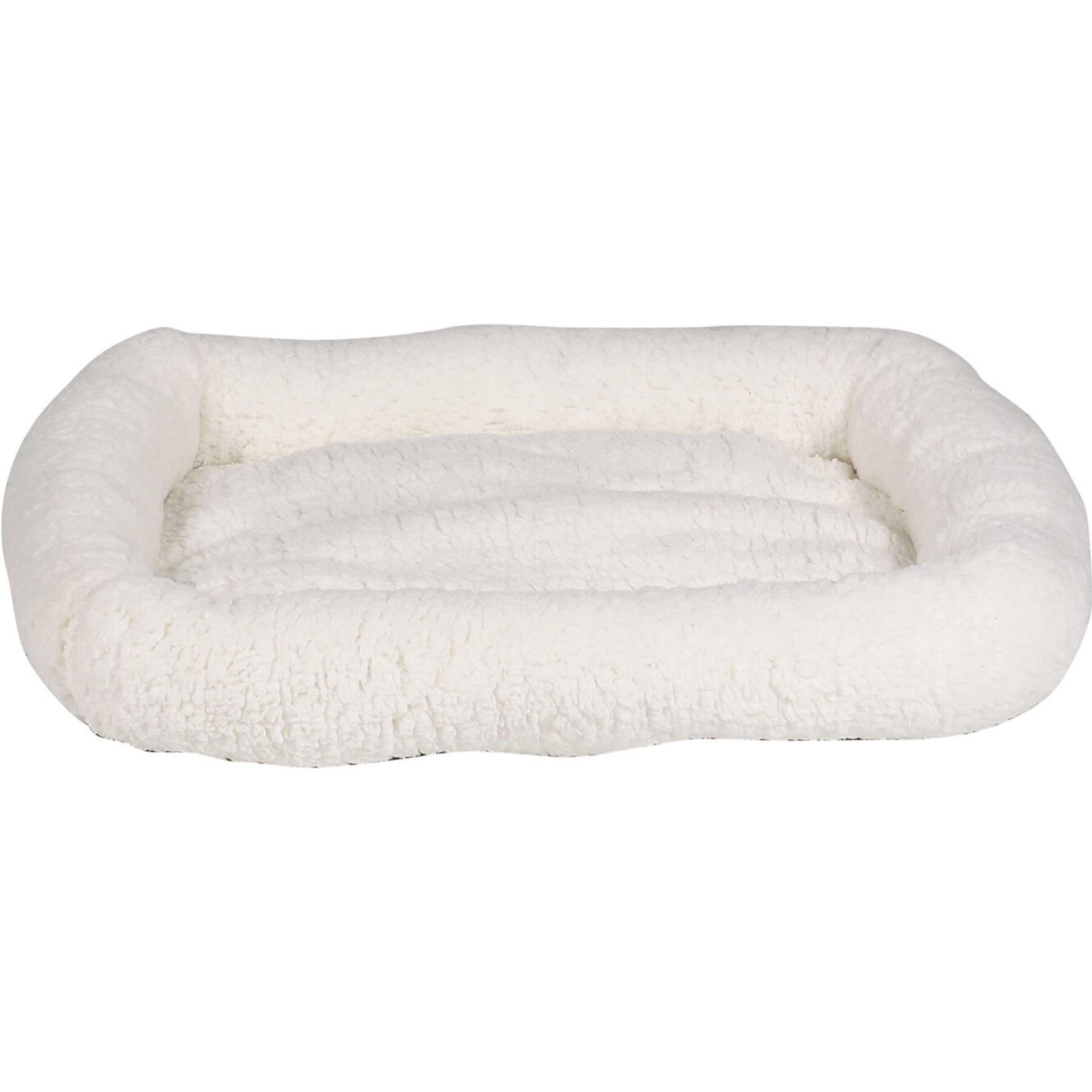 HappyCare Textiles Self-Warming Sherpa Bolster Cat & Dog Bed Happycare Textiles