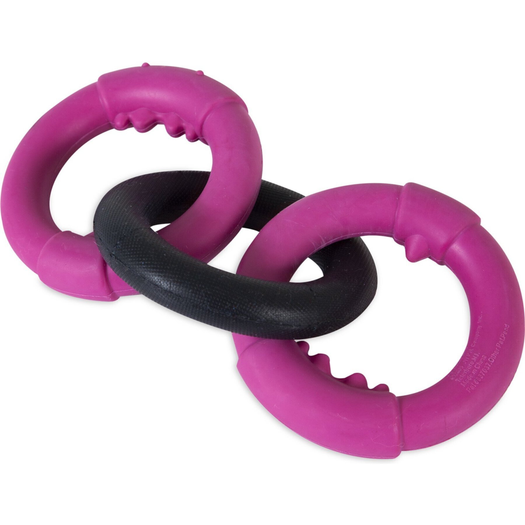 JW Pet Big Mouth Triple Ring Dog Toy, Color Varies JW Pet