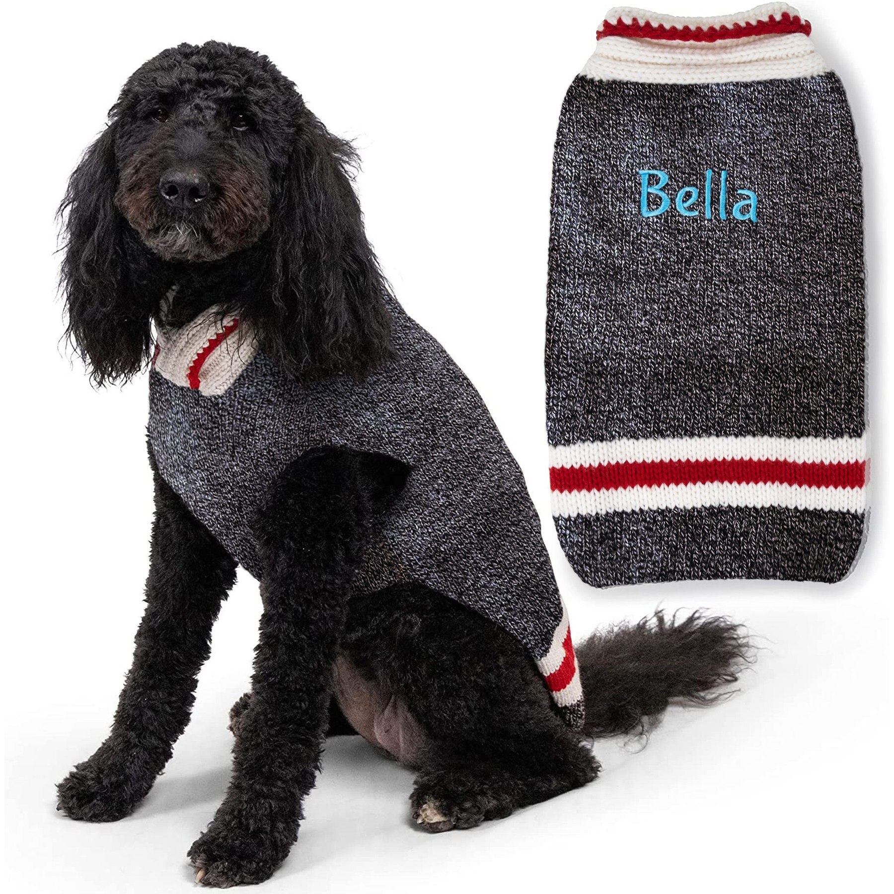 GoTags Wool Personalized Dog Sweater GoTags