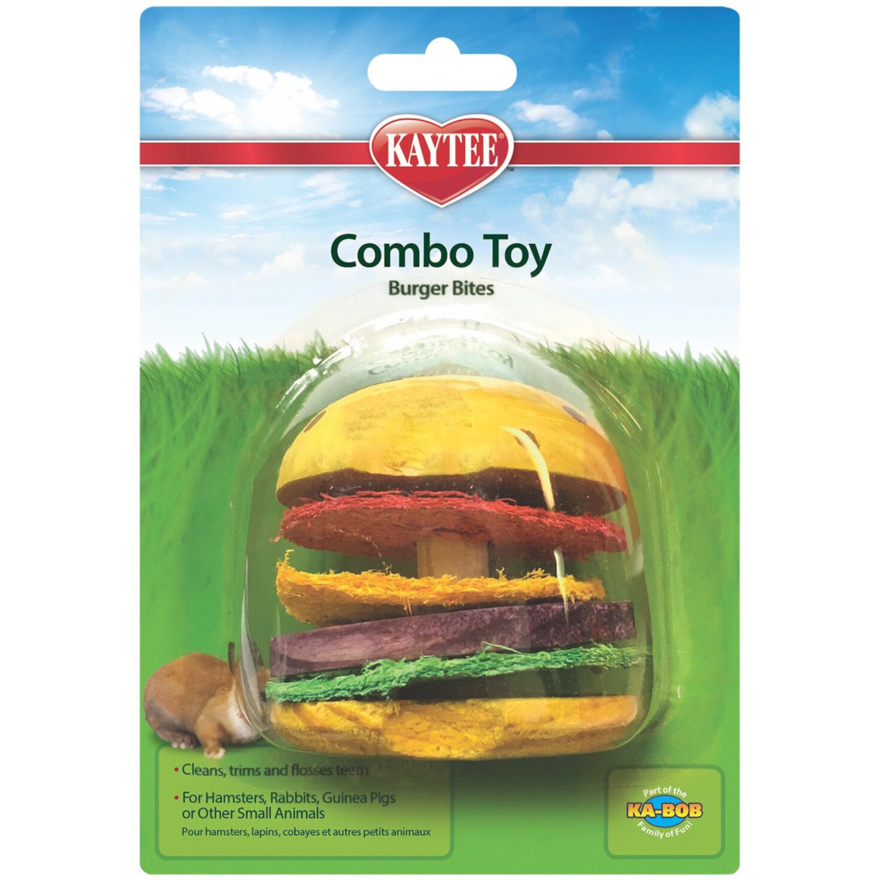 Kaytee Burger Bites Combo Small Pet Toy Kaytee