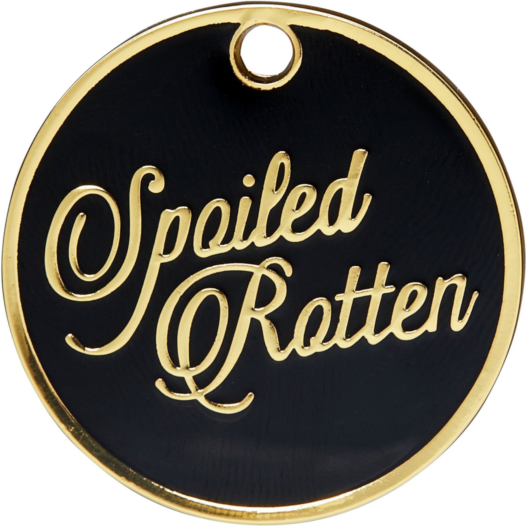 Trill Paws Spoiled Rotten Personalized Dog & Cat ID Tag Trill Paws