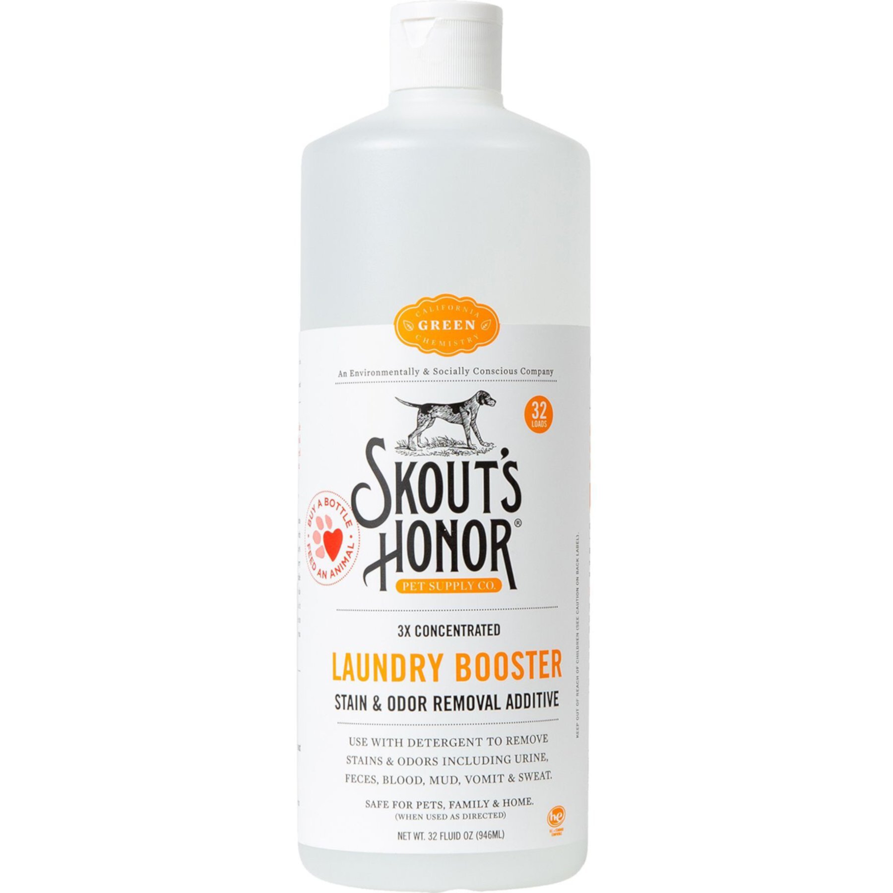 Skout's Honor Laundry Booster Stain & Odor Removal Additive Skout'S Honor