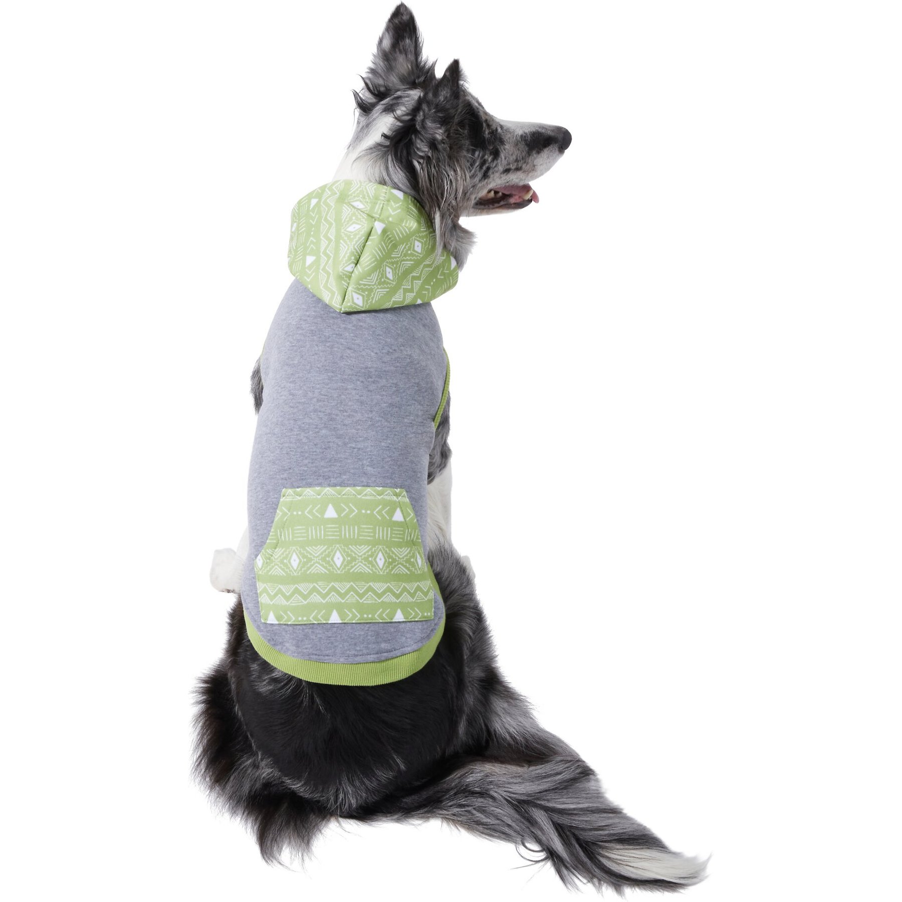 Frisco Green Southwest Dog & Cat Hoodie Frisco