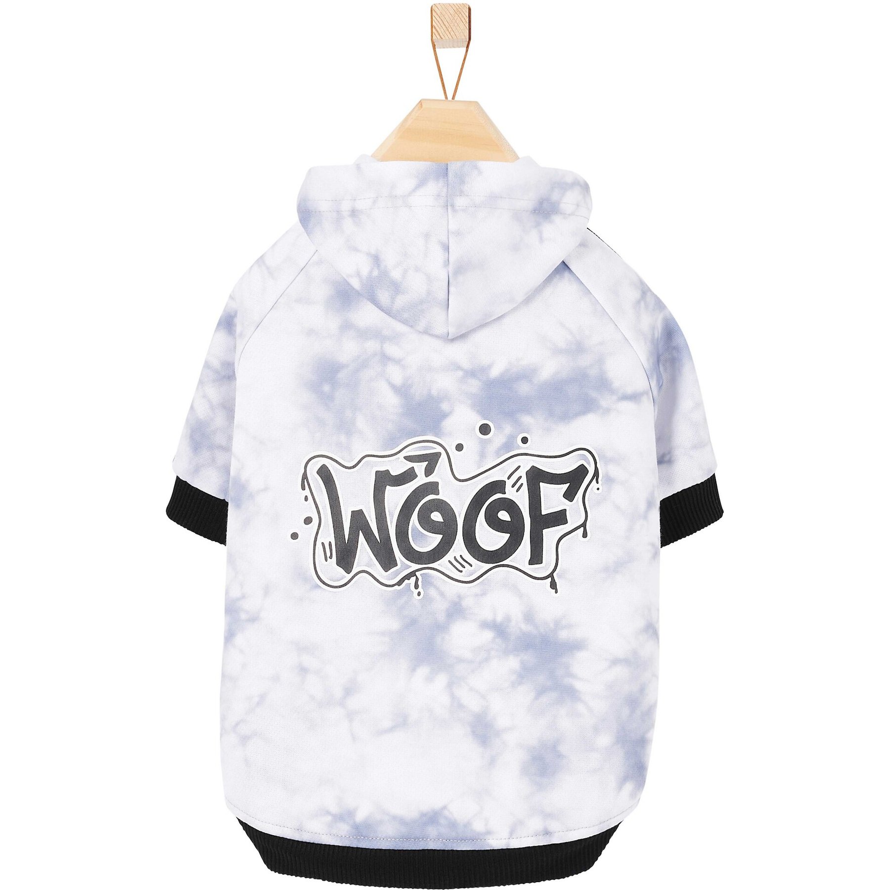 Frisco Woof Tiedye Print Dog & Cat Hoodie Frisco