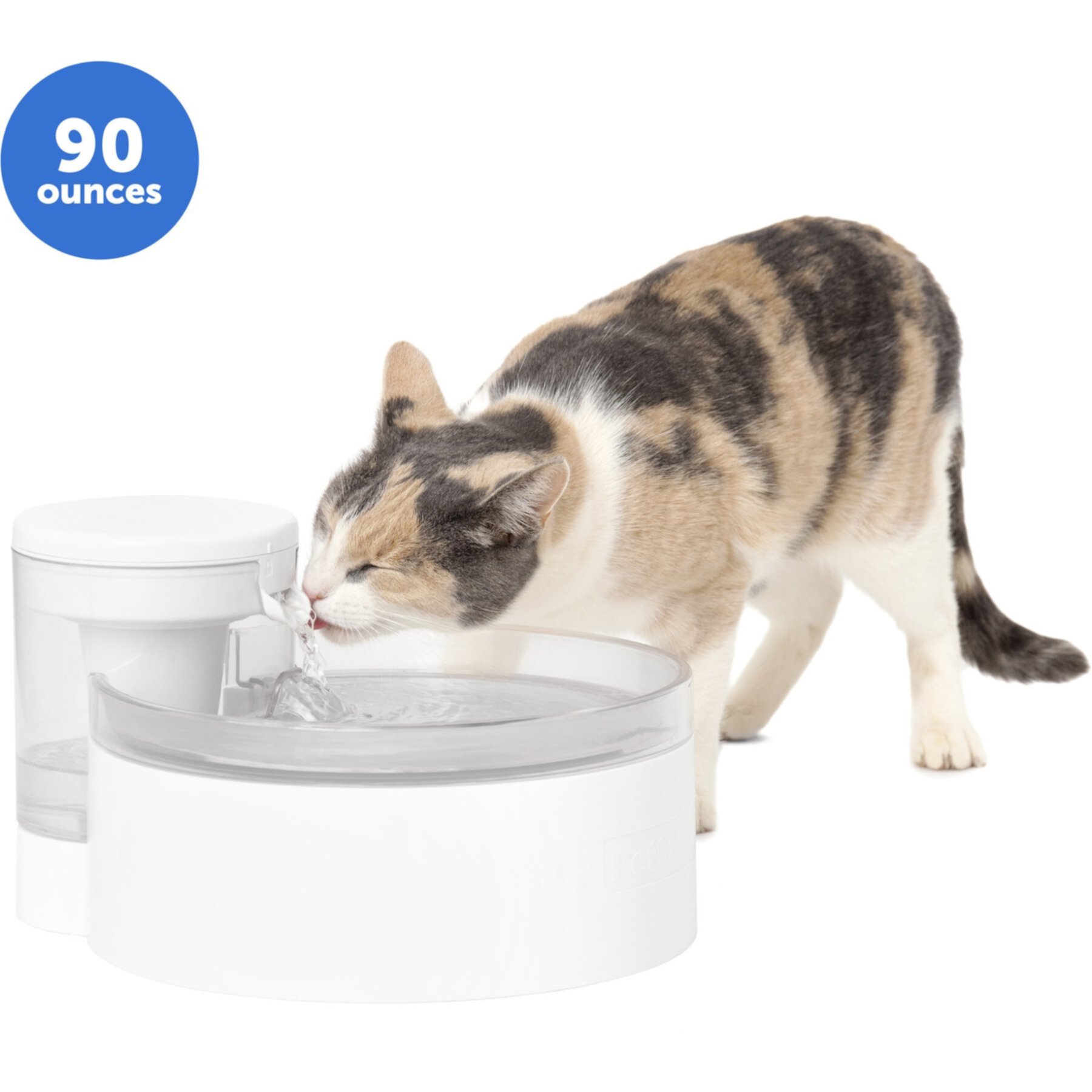 PetSafe Outlast Pumpless Cat Water Fountain, White PetSafe