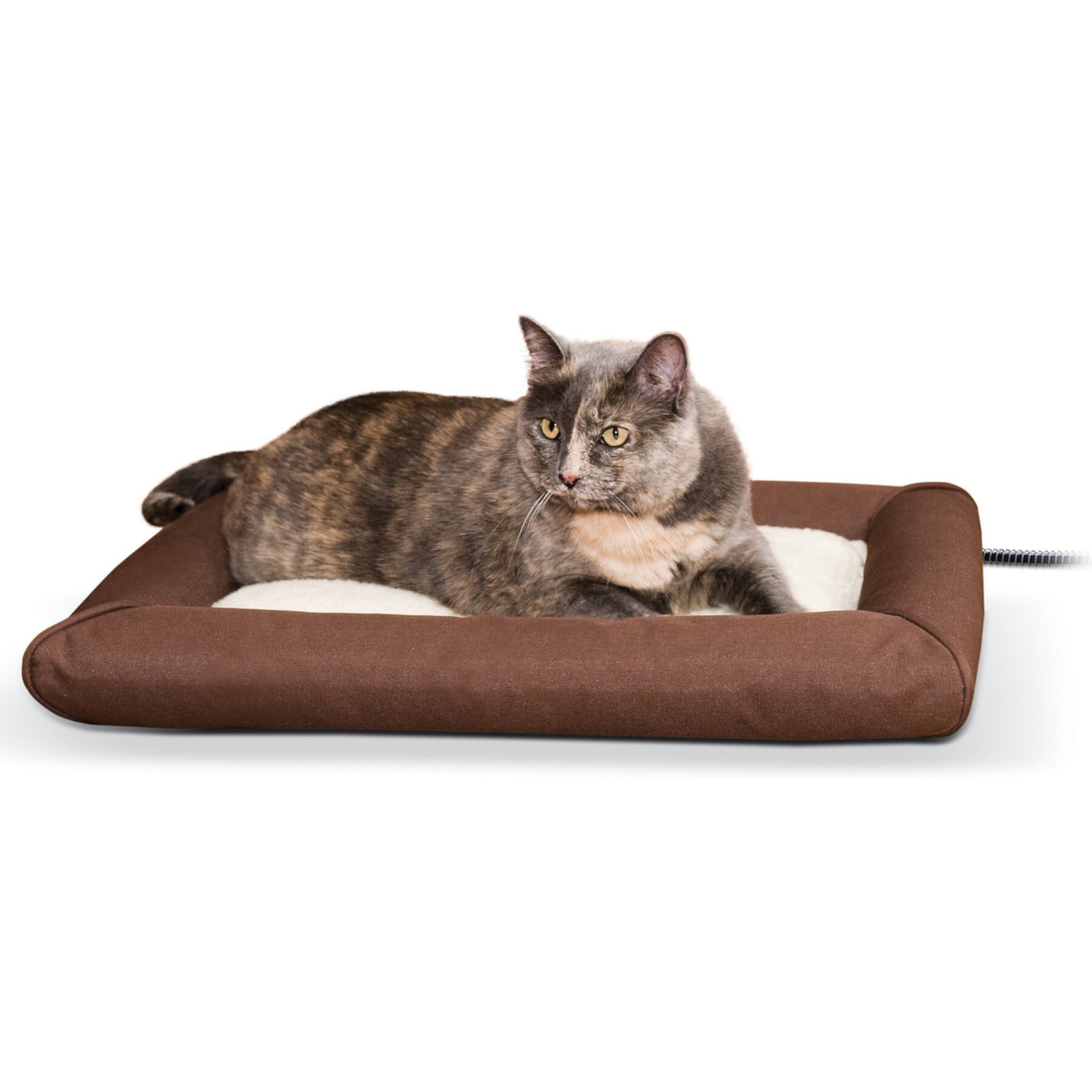 K&H Pet Products Deluxe Lectro-Soft Outdoor Heated Bolster Cat & Dog Bed K&H Pet Products