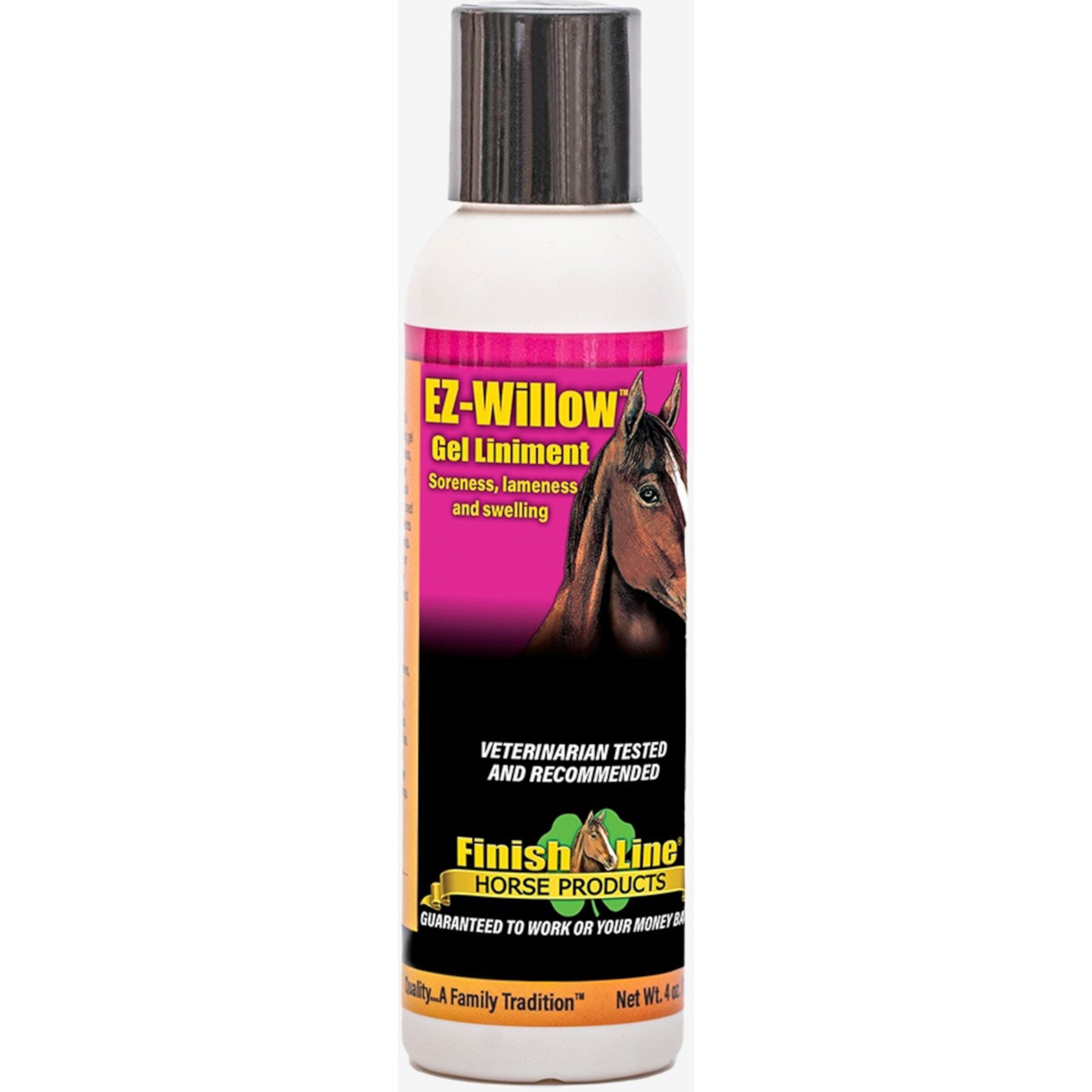 Finish Line EZ-Willow Sore Muscle & Joint Pain Relief Horse Liniment Gel Finish Line