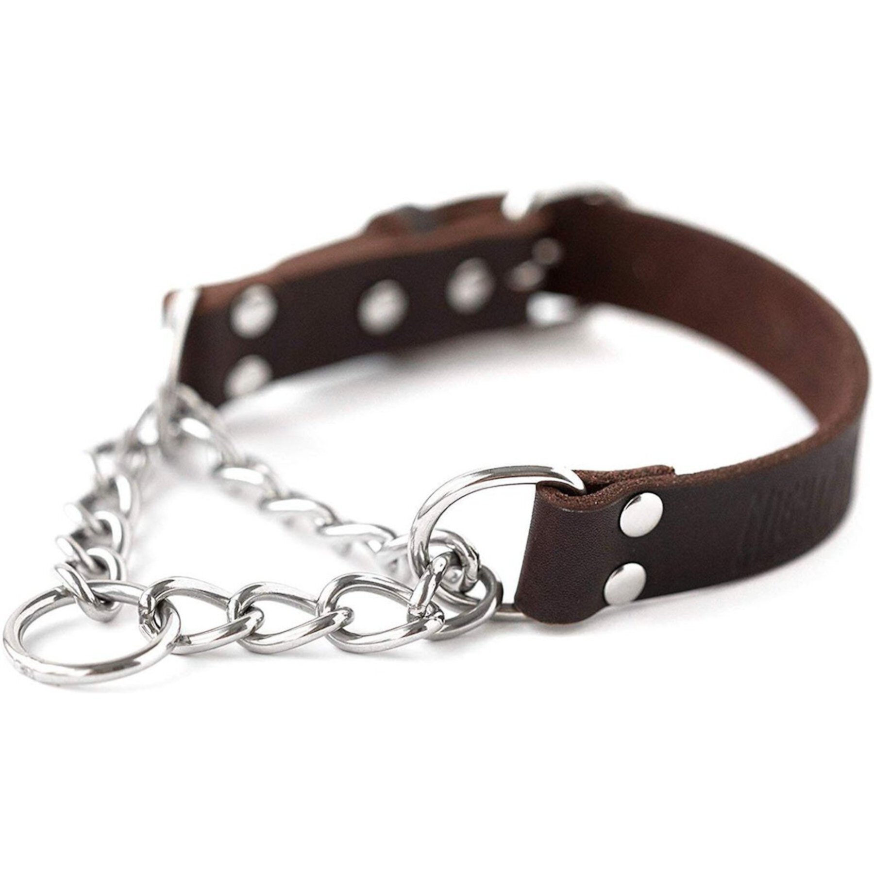 Mighty Paw Leather Martingale Dog Collar Mighty Paw