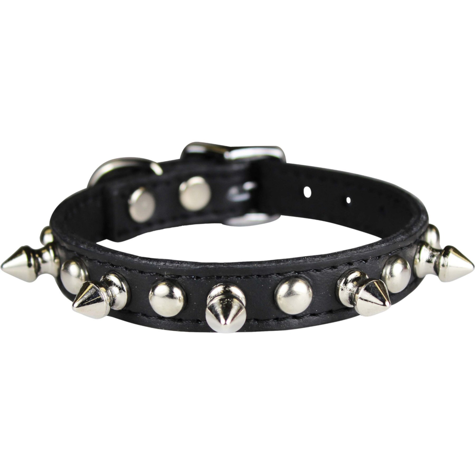 OmniPet Signature Leather Studs & Spikes Dog Collar OmniPet