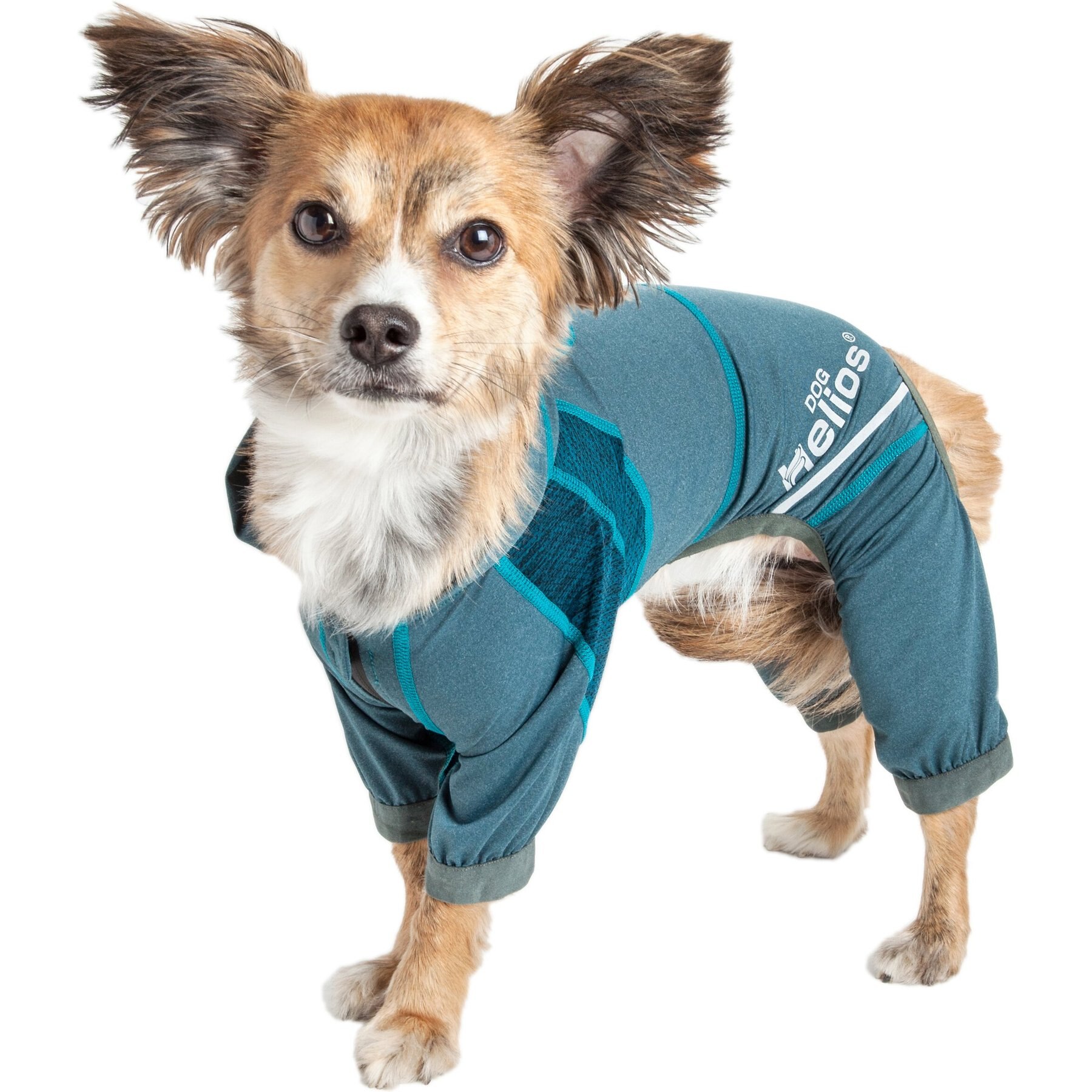 Dog Helios Namastail Lightweight 4-Way Stretch Performance Yoga Dog & Cat Hoodie Tracksuit Dog Helios