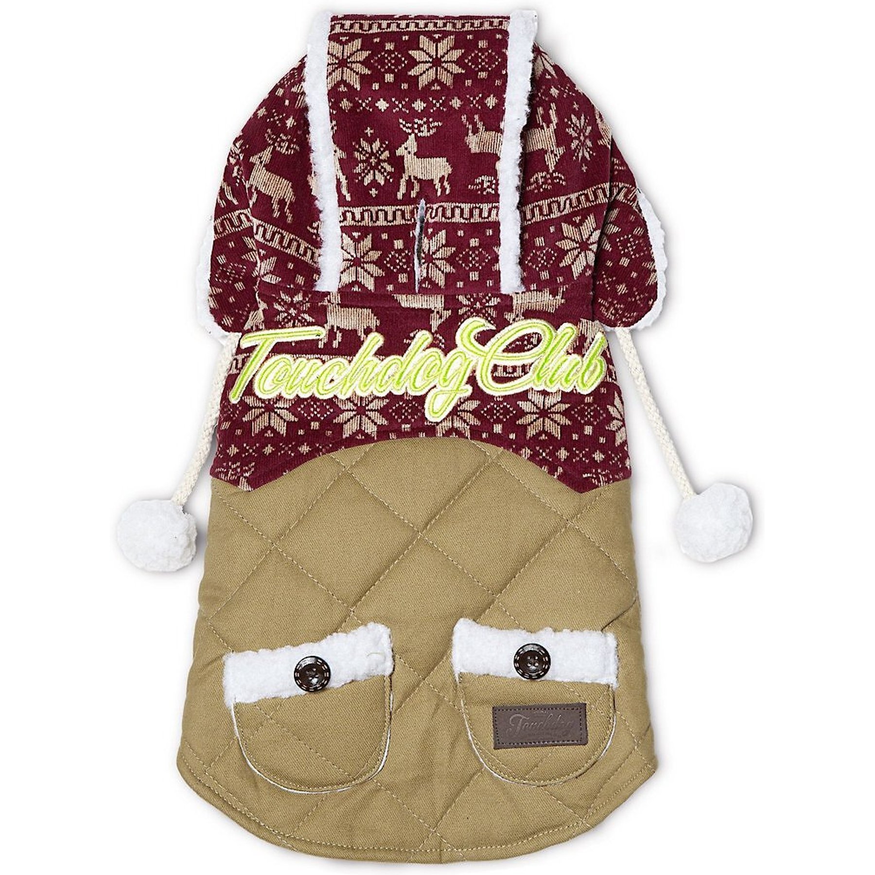 Touchdog Snowadayz Hooded Dog Sweater Touchdog