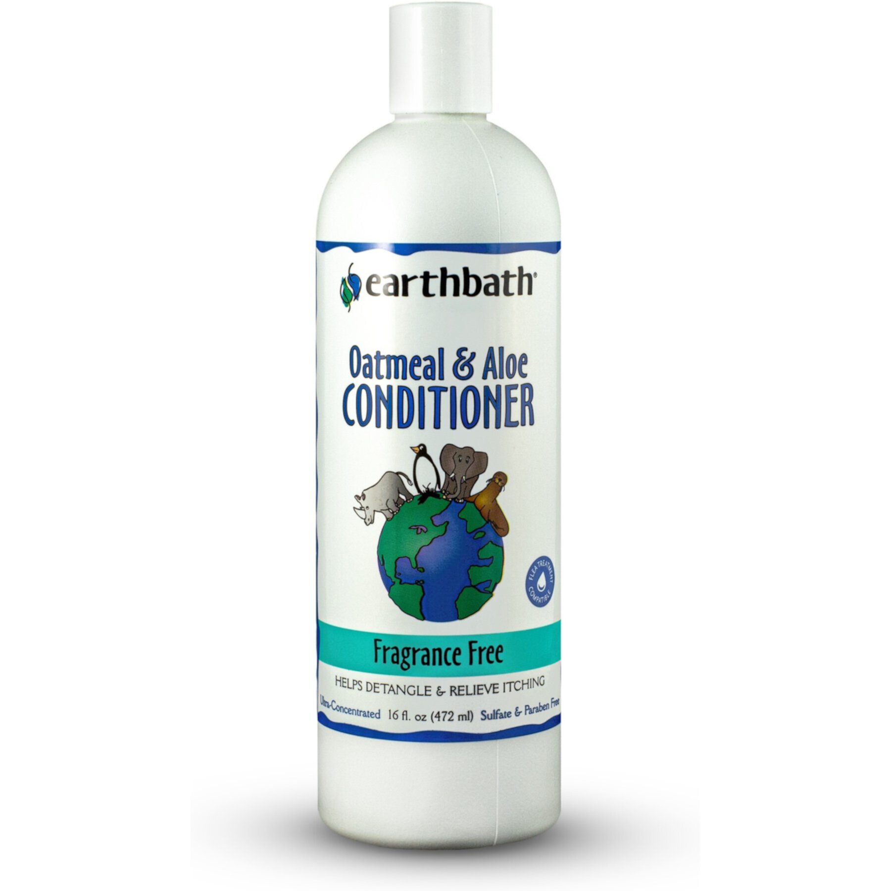 Earthbath Oatmeal & Aloe Fragrance Free Dog & Cat Conditioner earthbath