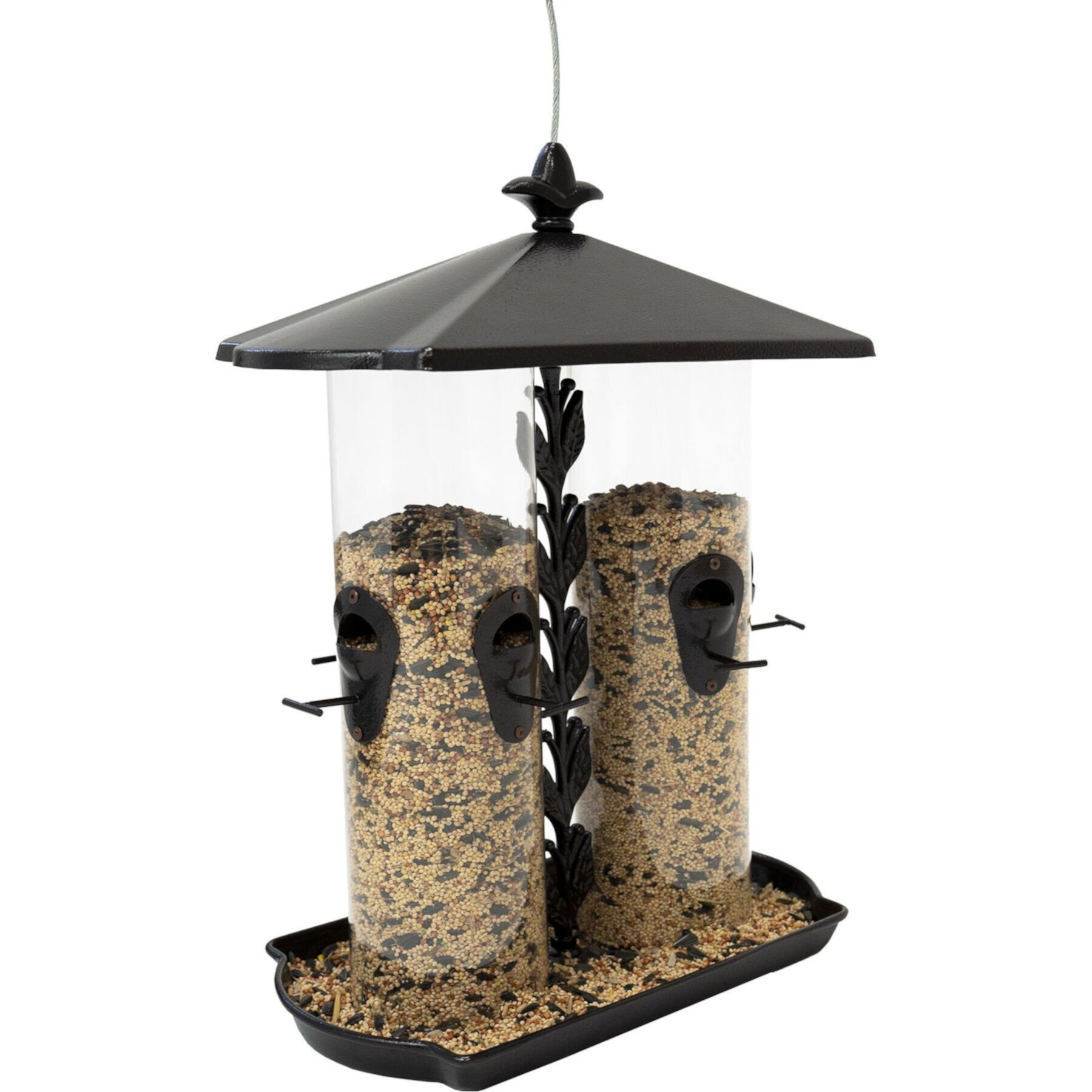 North States Ultimate Dual Tube Wild Bird Feeder, Bronze North States