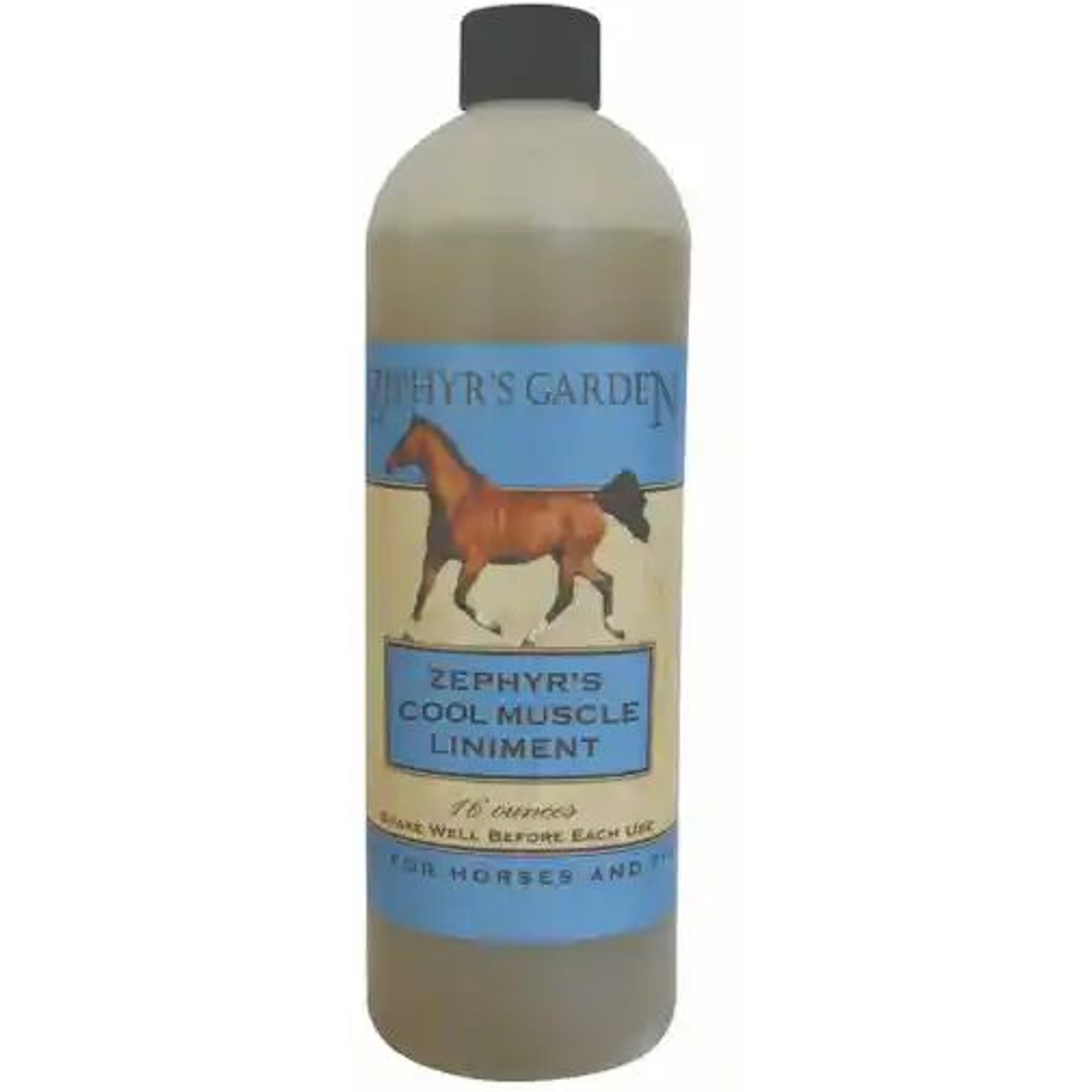 Uckele Zephyr's Garden Cool Muscle Liniment Horse First Aid, 16-fl oz bottle Uckele