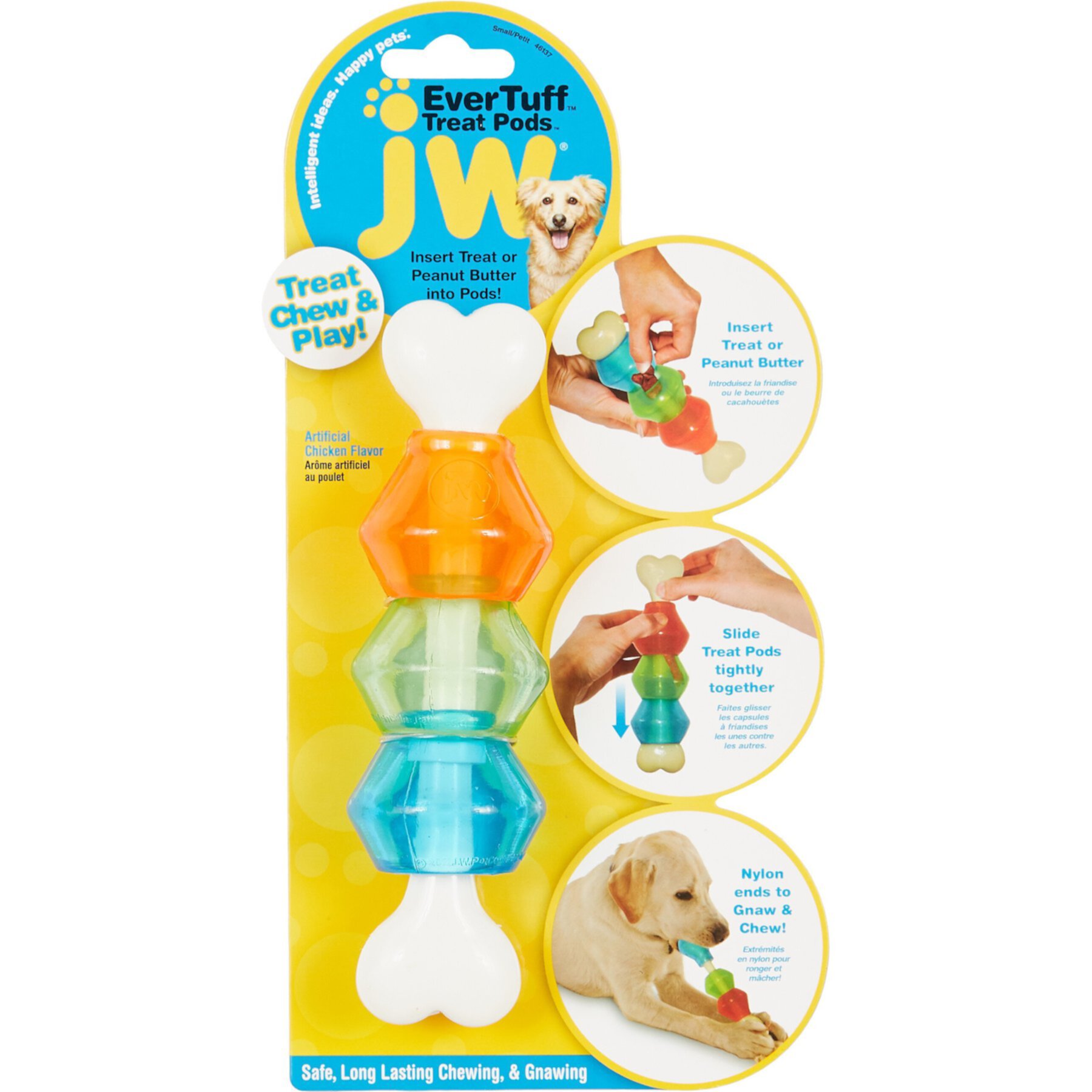 JW Pet Nylon Dog Treat Pod Toy JW Pet