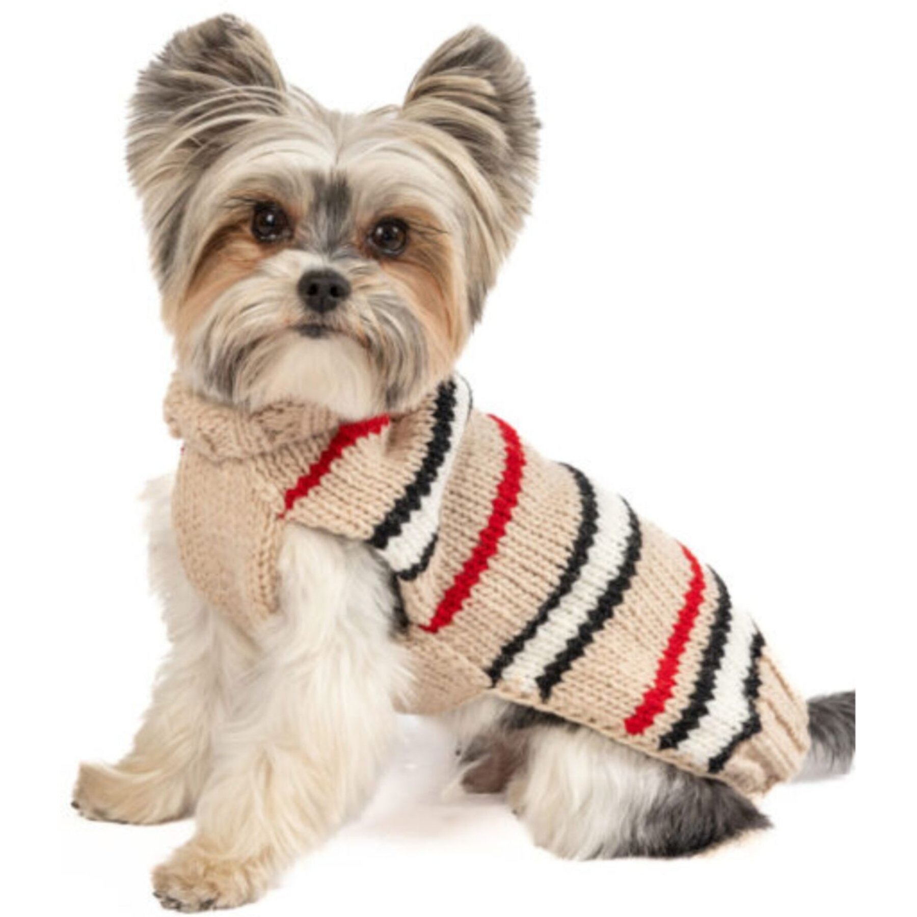 Chilly Dog Bentley Alpaca Stripe Dog & Cat Sweater Chilly Dog