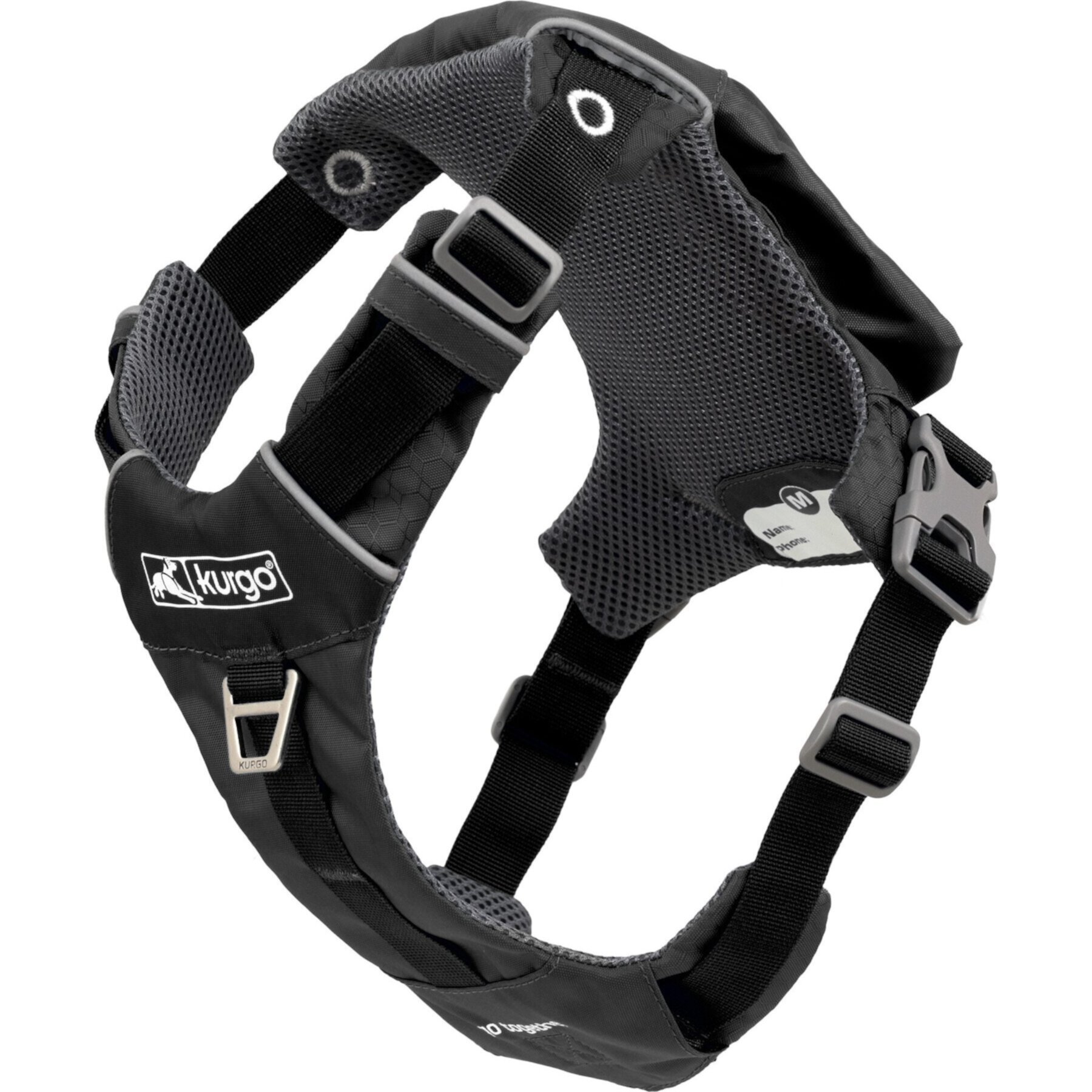 Kurgo Stash n’ Dash Dog Harness, Black Kurgo