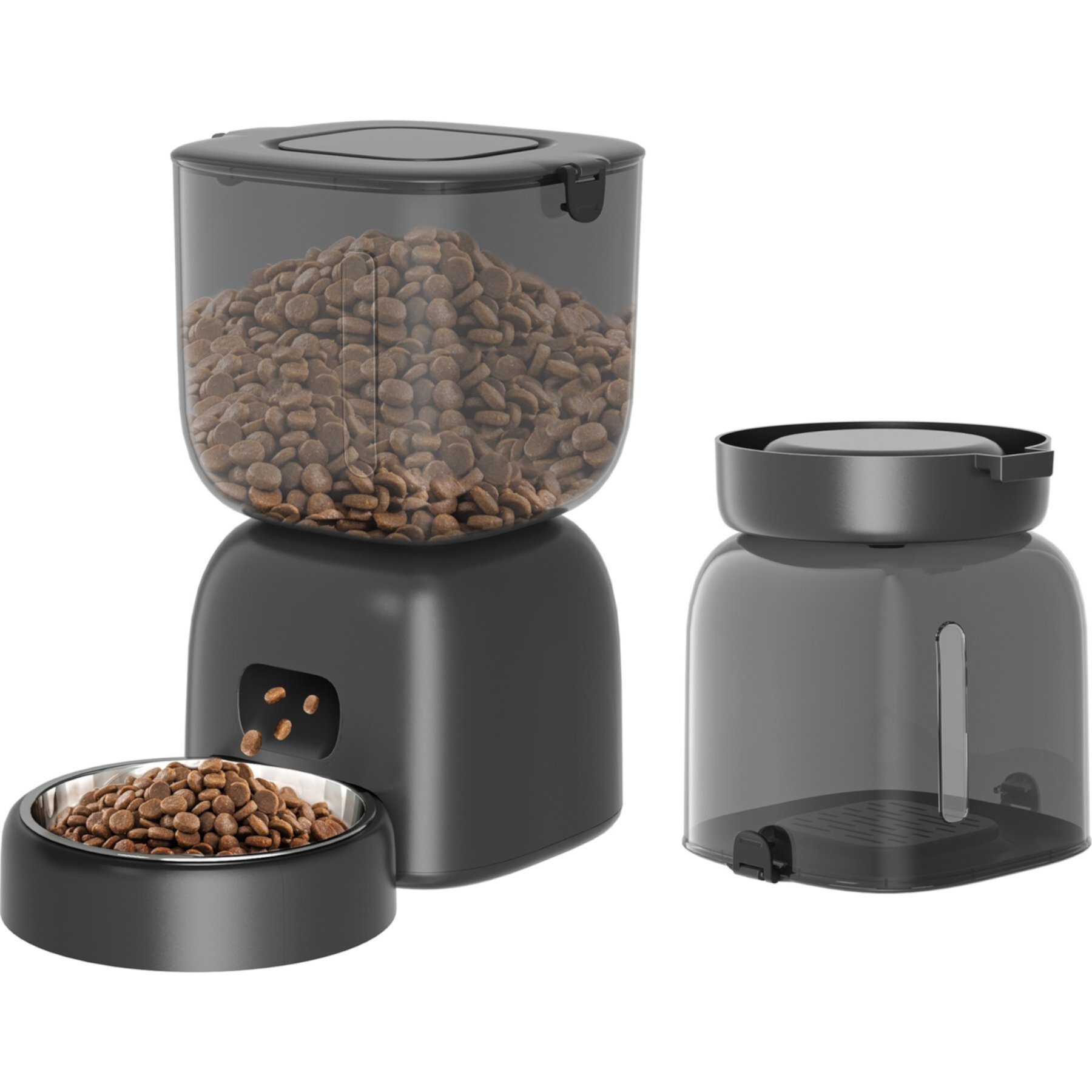 PATPET Visual Triple Seal with 10S Voice Record Automatic Dog & Cat Feeder, 3-L Patpet