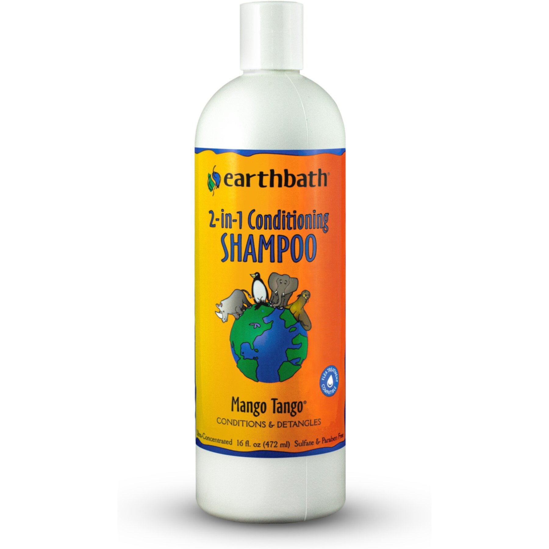 Earthbath 2-in-1 Mango Tango Conditioning Dog & Cat Shampoo earthbath