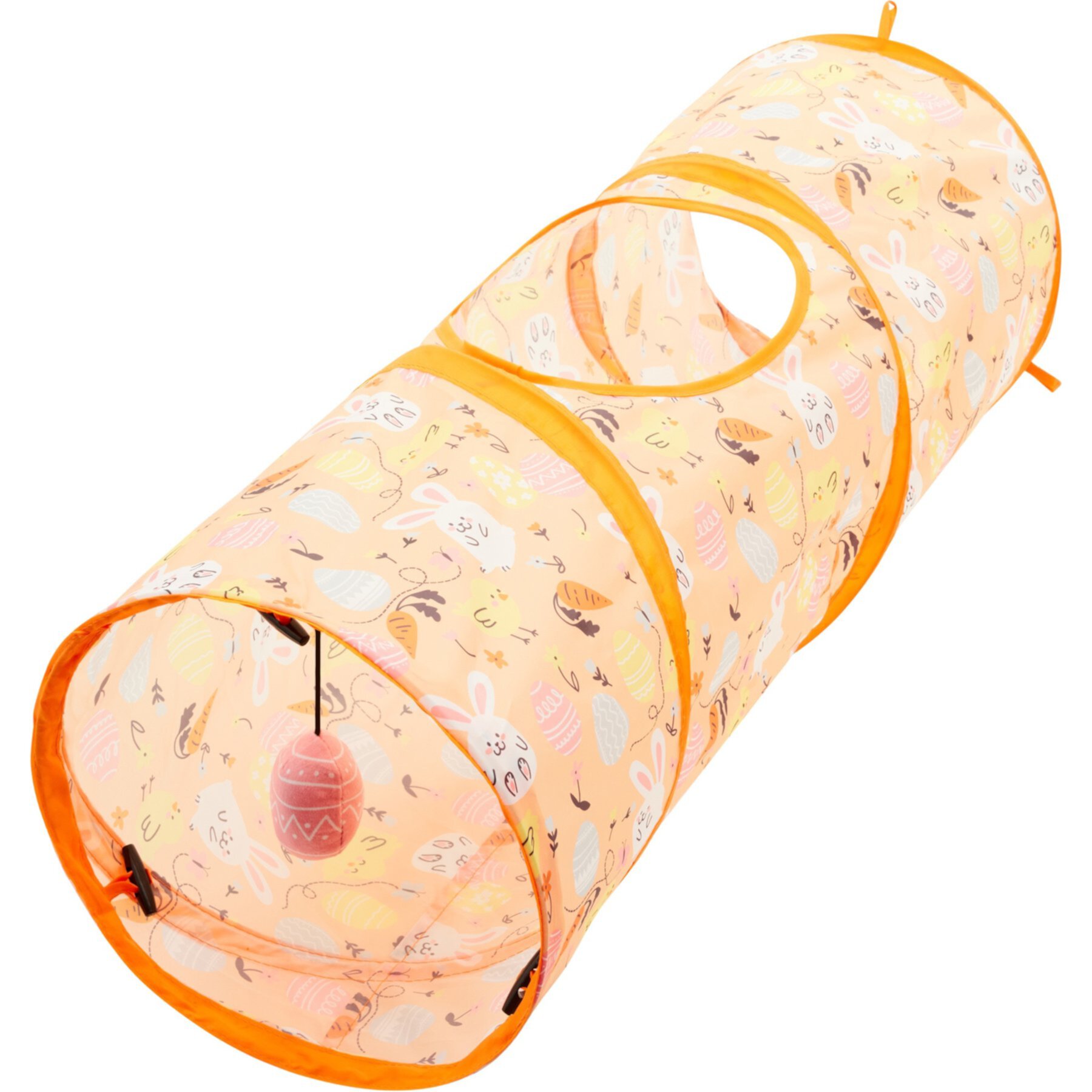 Frisco Easter Foldable Play Tunnel Cat Toy with Catnip Frisco