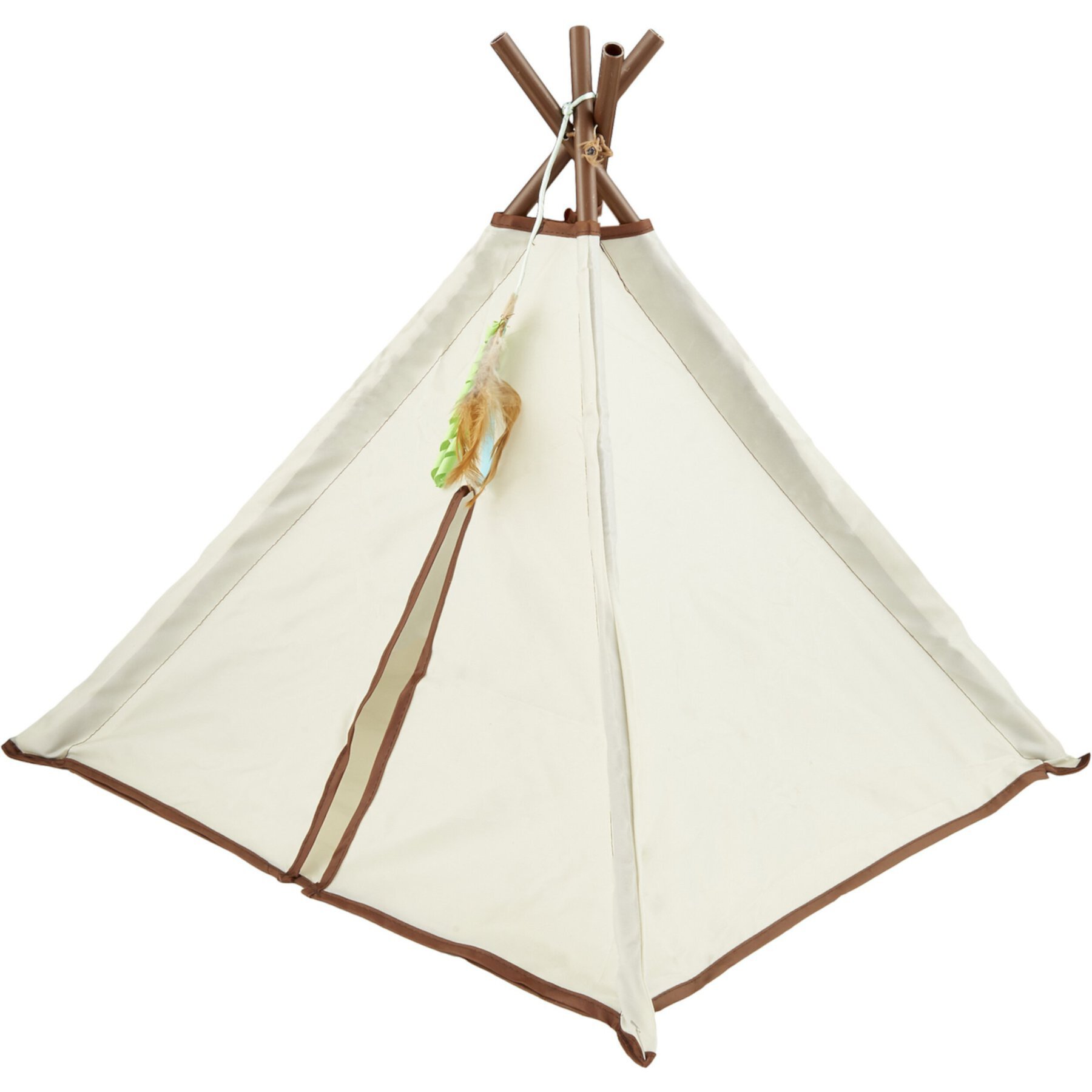 SmartyKat Kitty Camp TeePee Cat Toy Smartykat