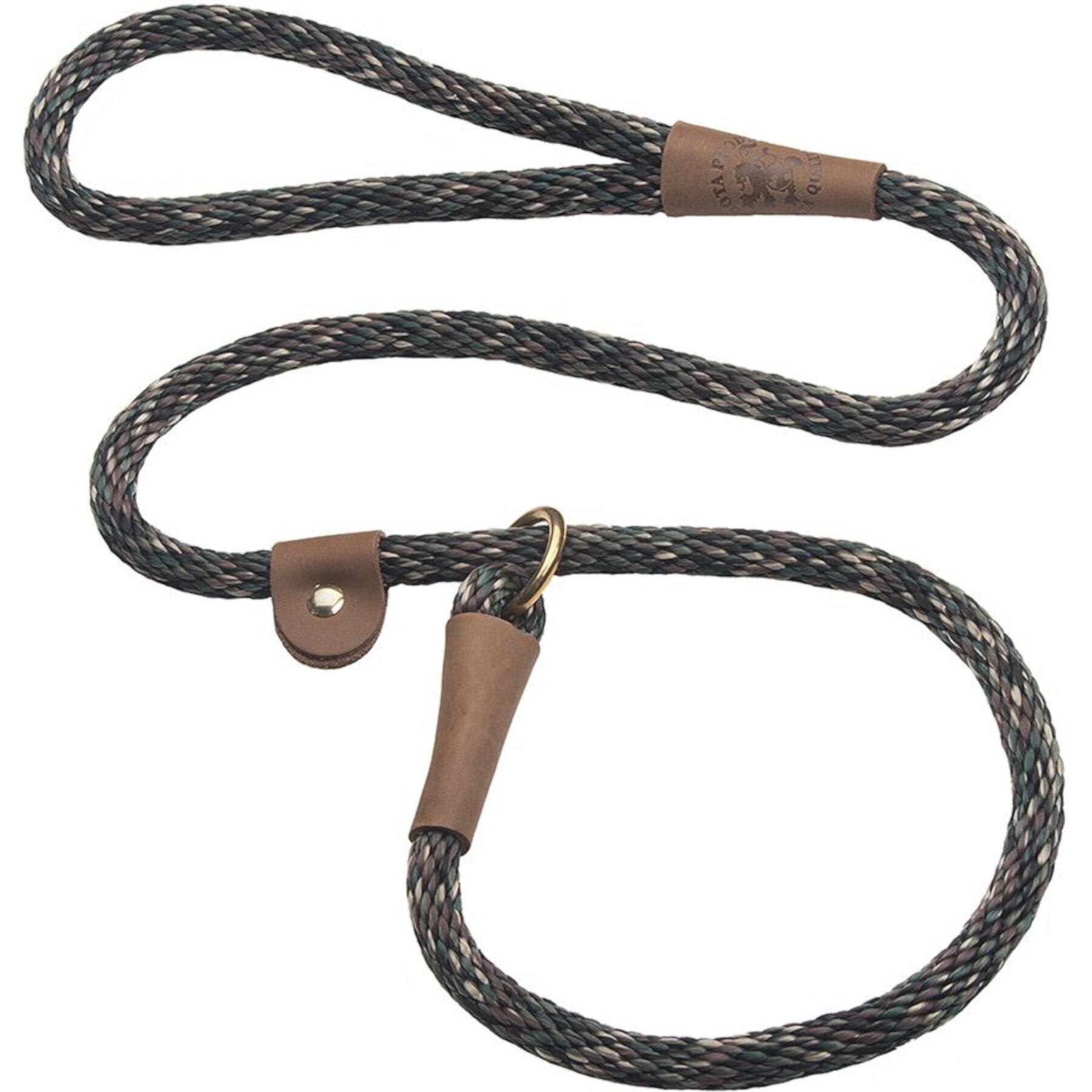 Mendota Products Large Slip Camouflage Rope Dog Leash Mendota Products