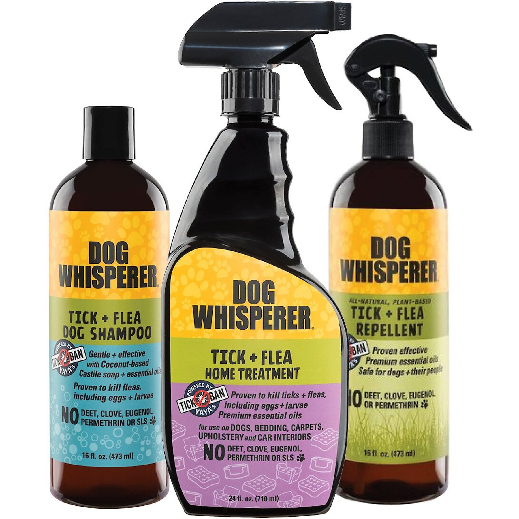 Dog Whisperer Flea & Tick Combo Pack, 3 count Dog Whisperer