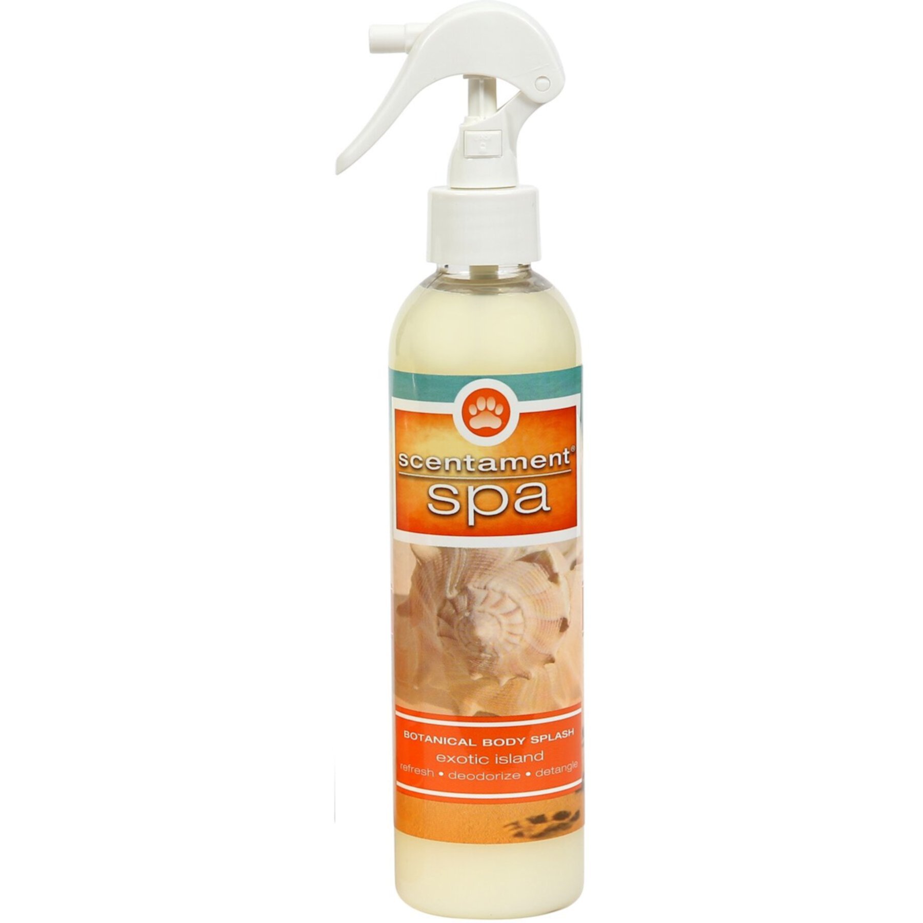 Best Shot Scentament Spa Botanical Body Splash Exotic Island Dog & Cat Deodorize & Detangle Spray Best Shot