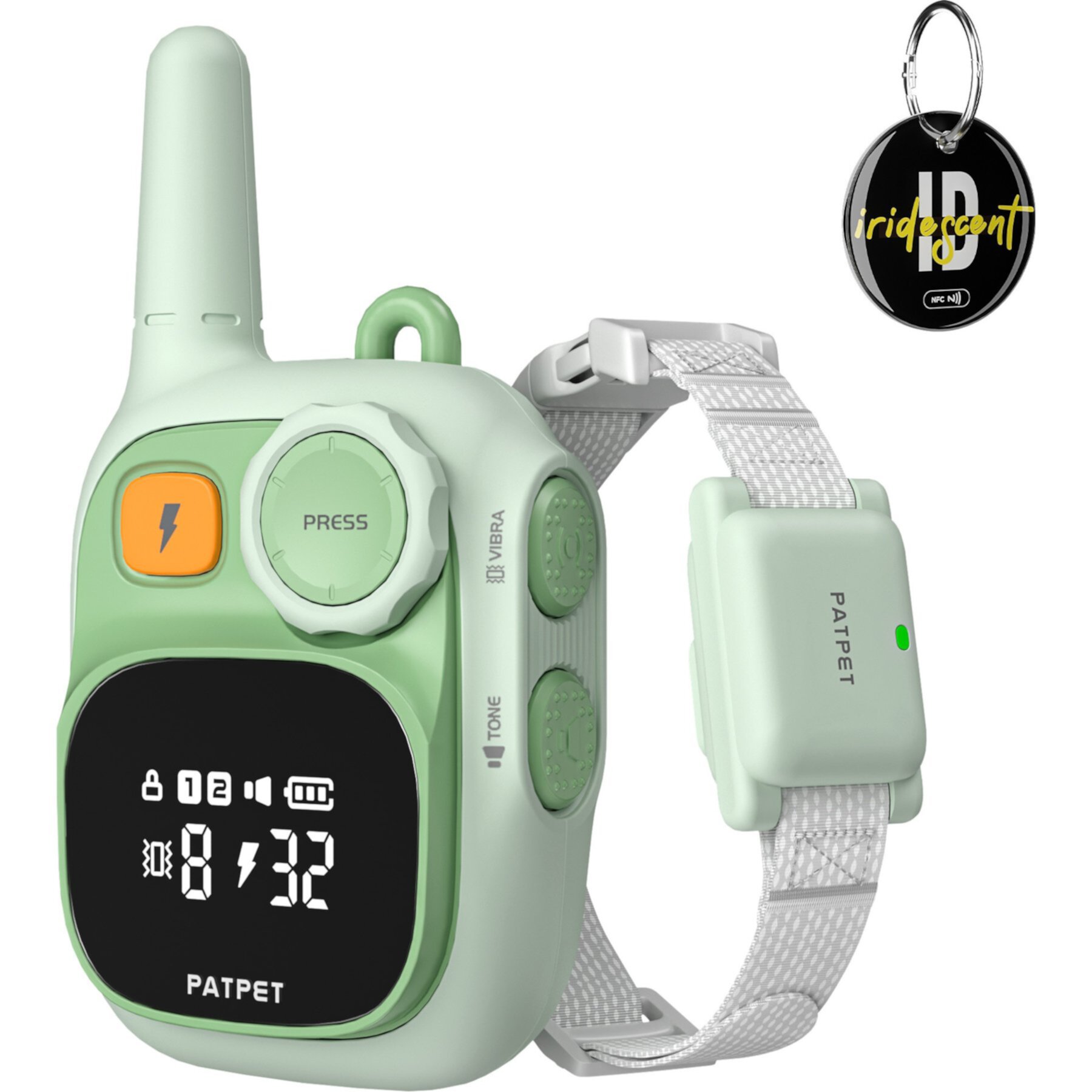 PATPET Ultra Compact Dog Training Collar with Remote, IPX7 Waterproof & Rechargeable Patpet