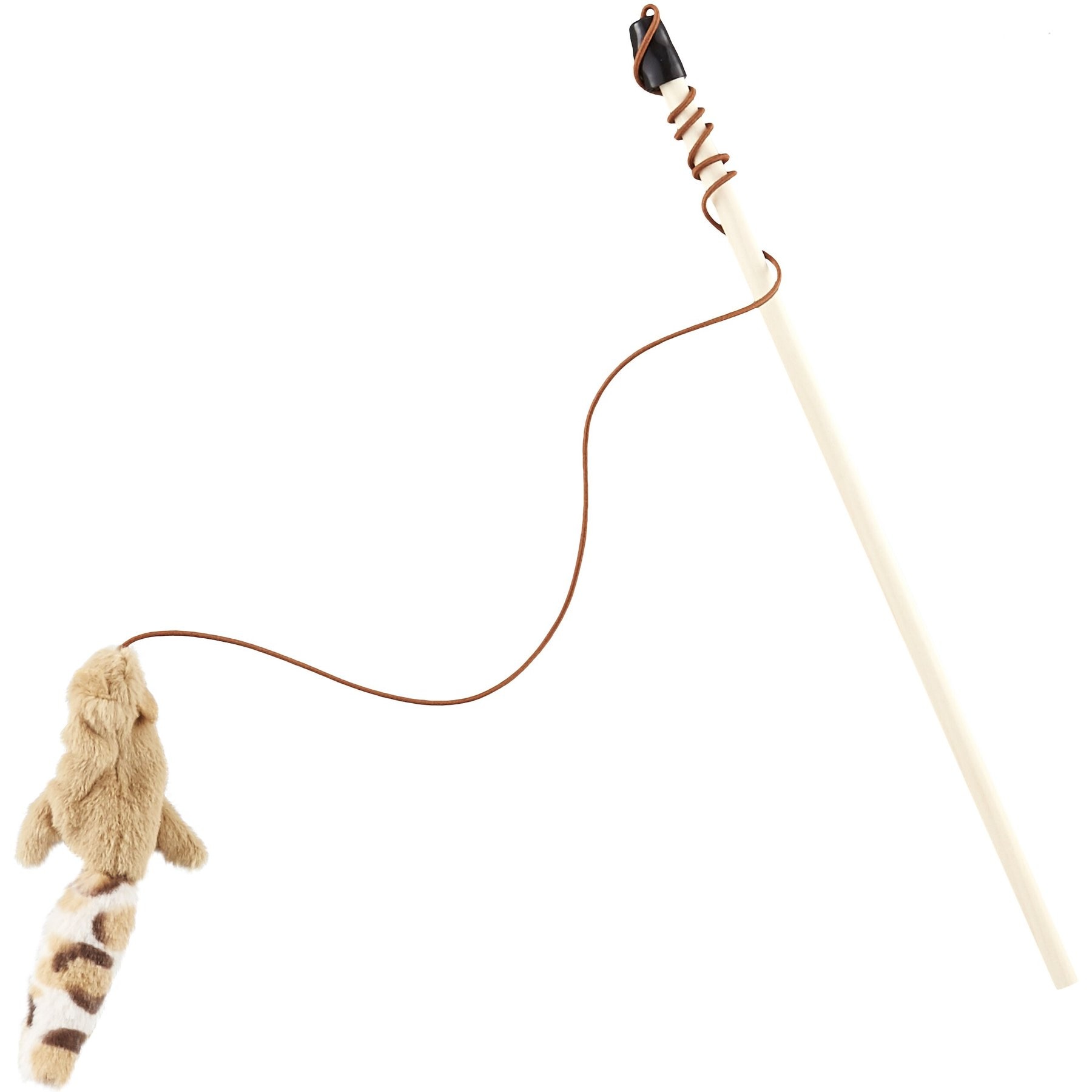 Ethical Pet Skinneeez Friend Teaser Wand Cat Toy with Catnip Ethical Pet