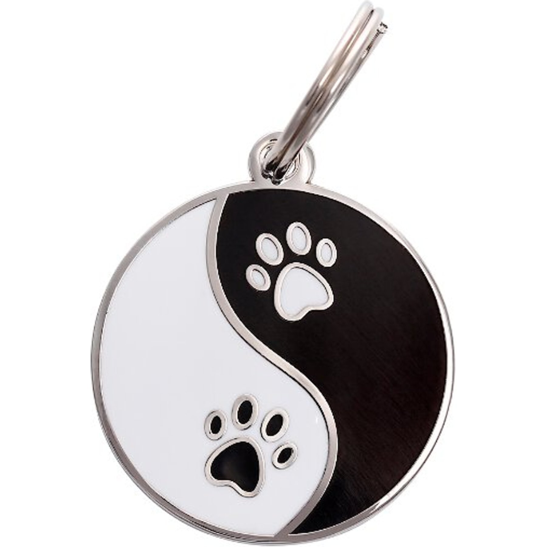 Two Tails Pet Company Personalized Yin Yang Dog & Cat ID Tag Two Tails Pet Company