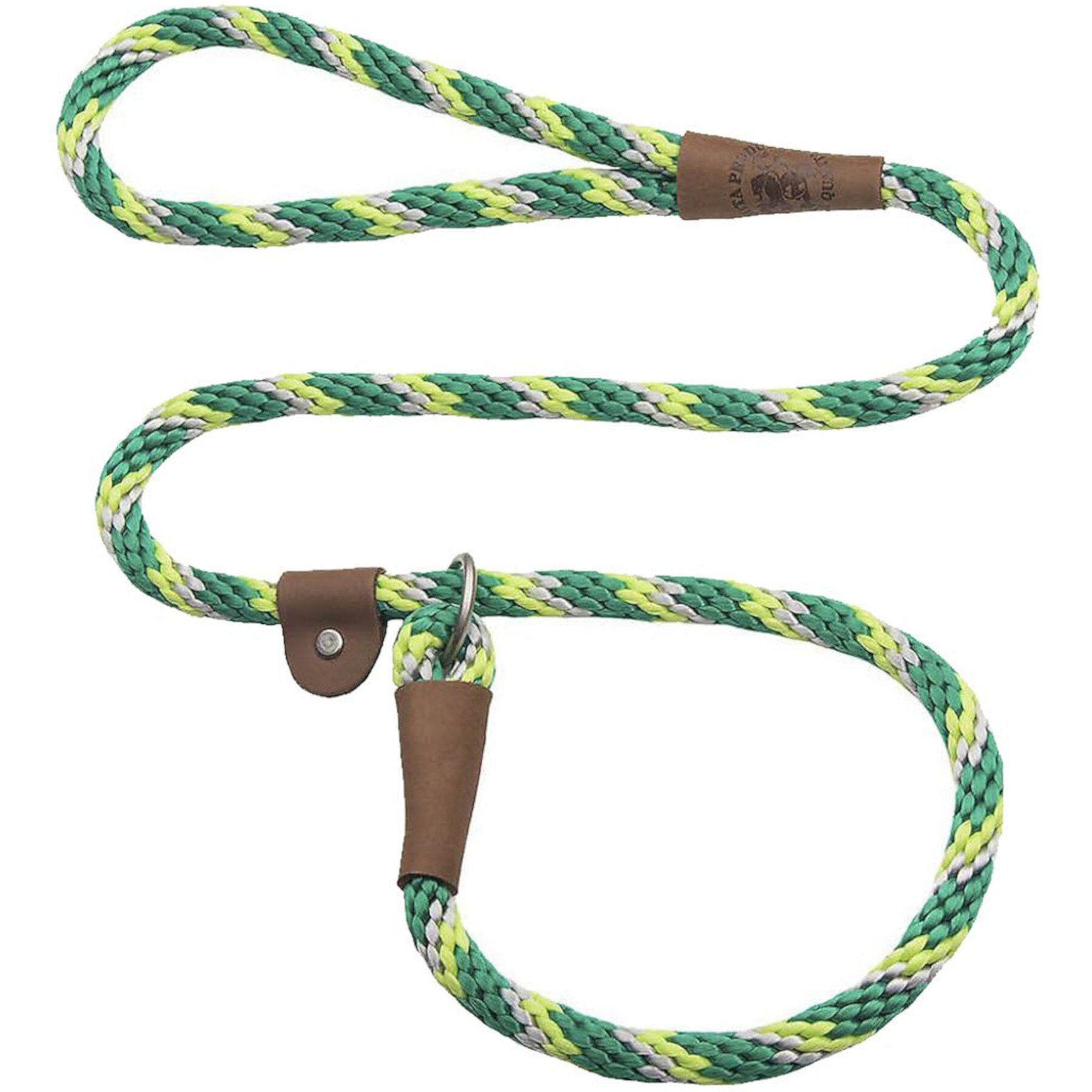 Mendota Products Large Slip Striped Rope Dog Leash Mendota Products