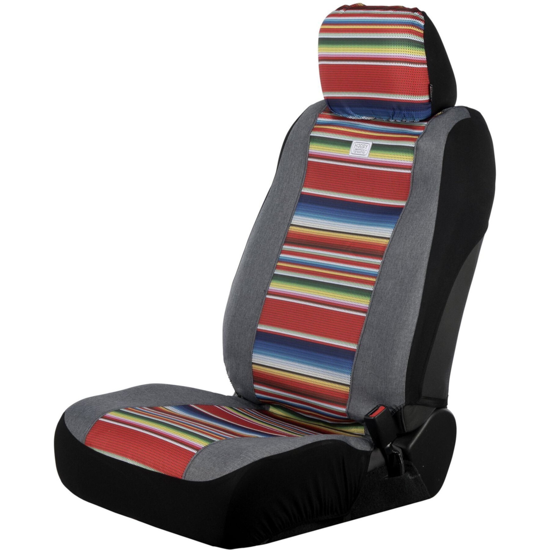 HOOEY Low Back Rockstar Serape Tijuana Car Seat Cover, ZigZag Hooey