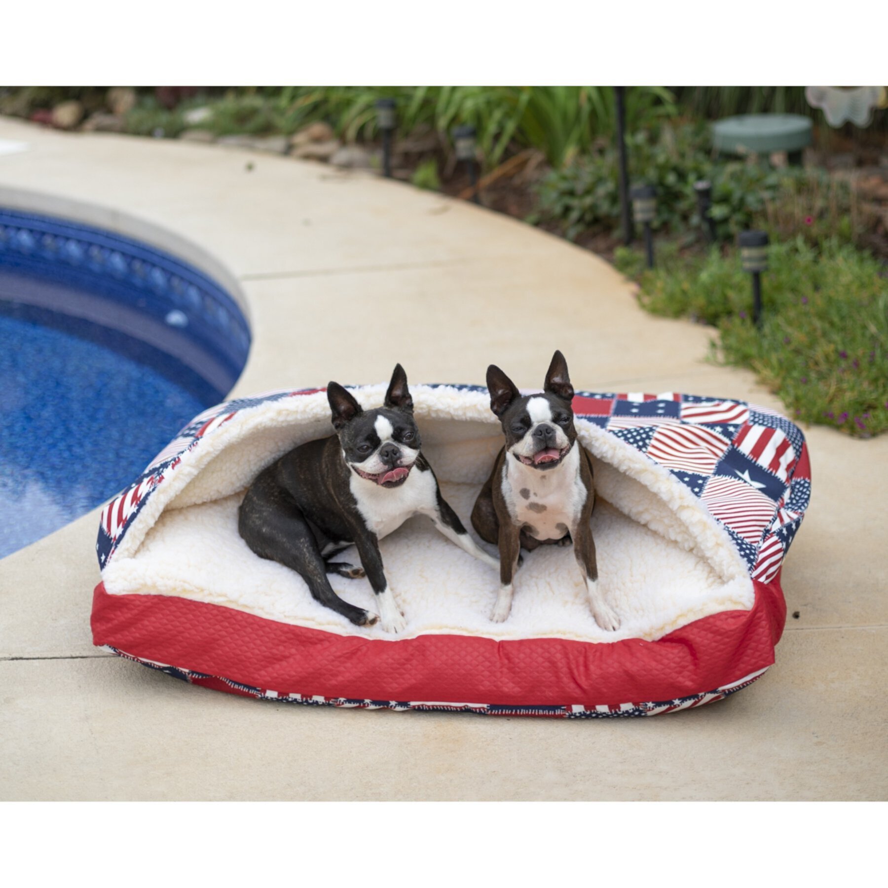 Snoozer Pet Products Rectangle Indoor & Outdoor Cozy Cave Dog & Cat Bed Snoozer Pet Products