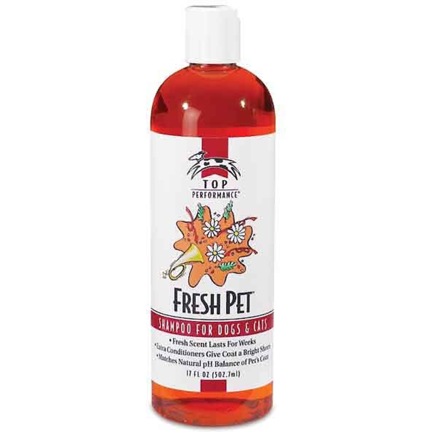 Top Performance Fresh Pet Shampoo for Dogs & Cats, Fresh Scent Top Performance