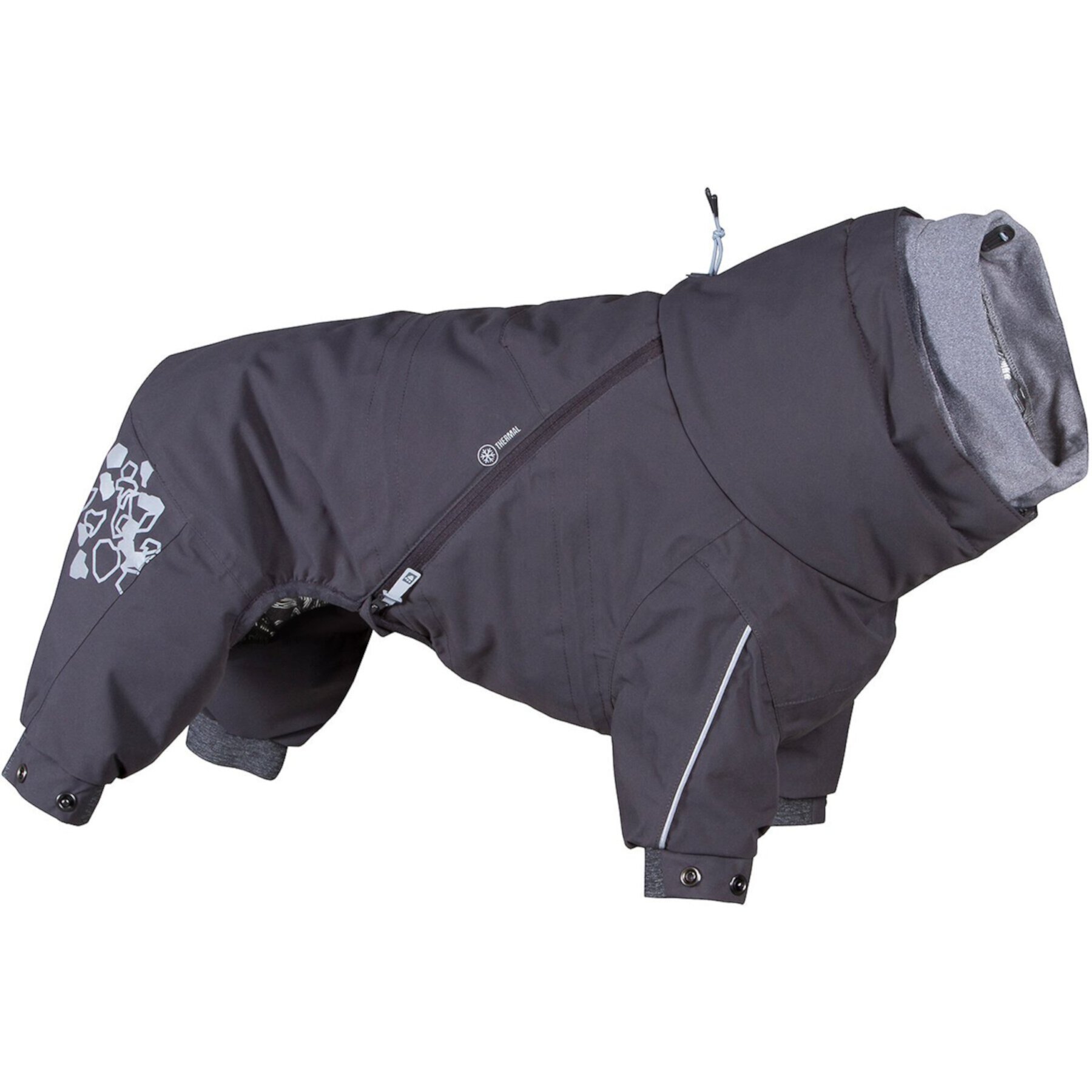 Hurtta Extreme Overall Insulated Dog Snowsuit, Blackberry Hurtta