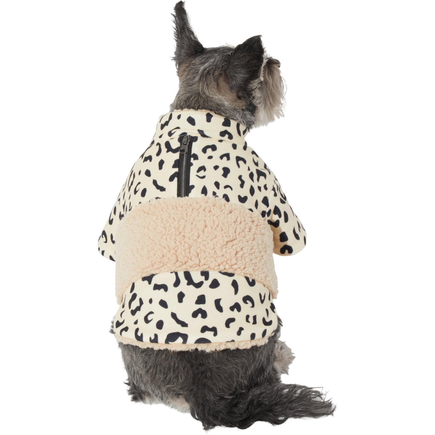 Frisco Mediumweight Beige Cheetah Dog & Cat Jacket Frisco