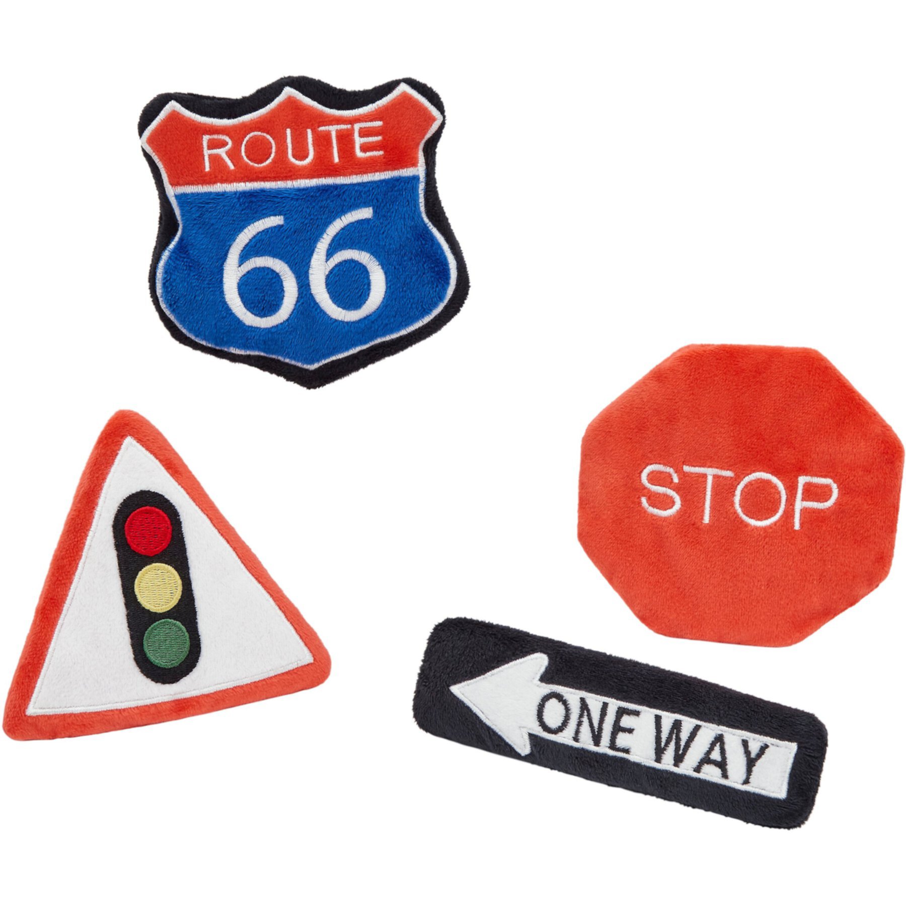 Frisco Road Trip Traffic Signs Plush Cat Toy with Catnip Frisco