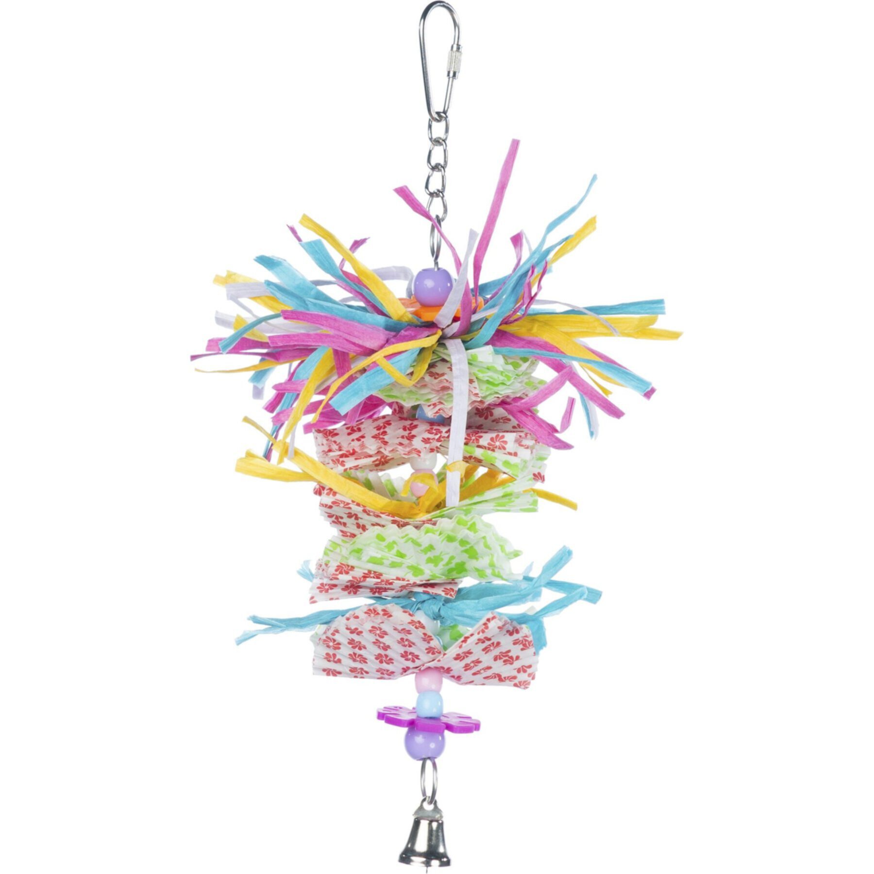 Prevue Pet Products Playfuls Miami Frost Bird Toy, Multicolor Prevue Pet Products