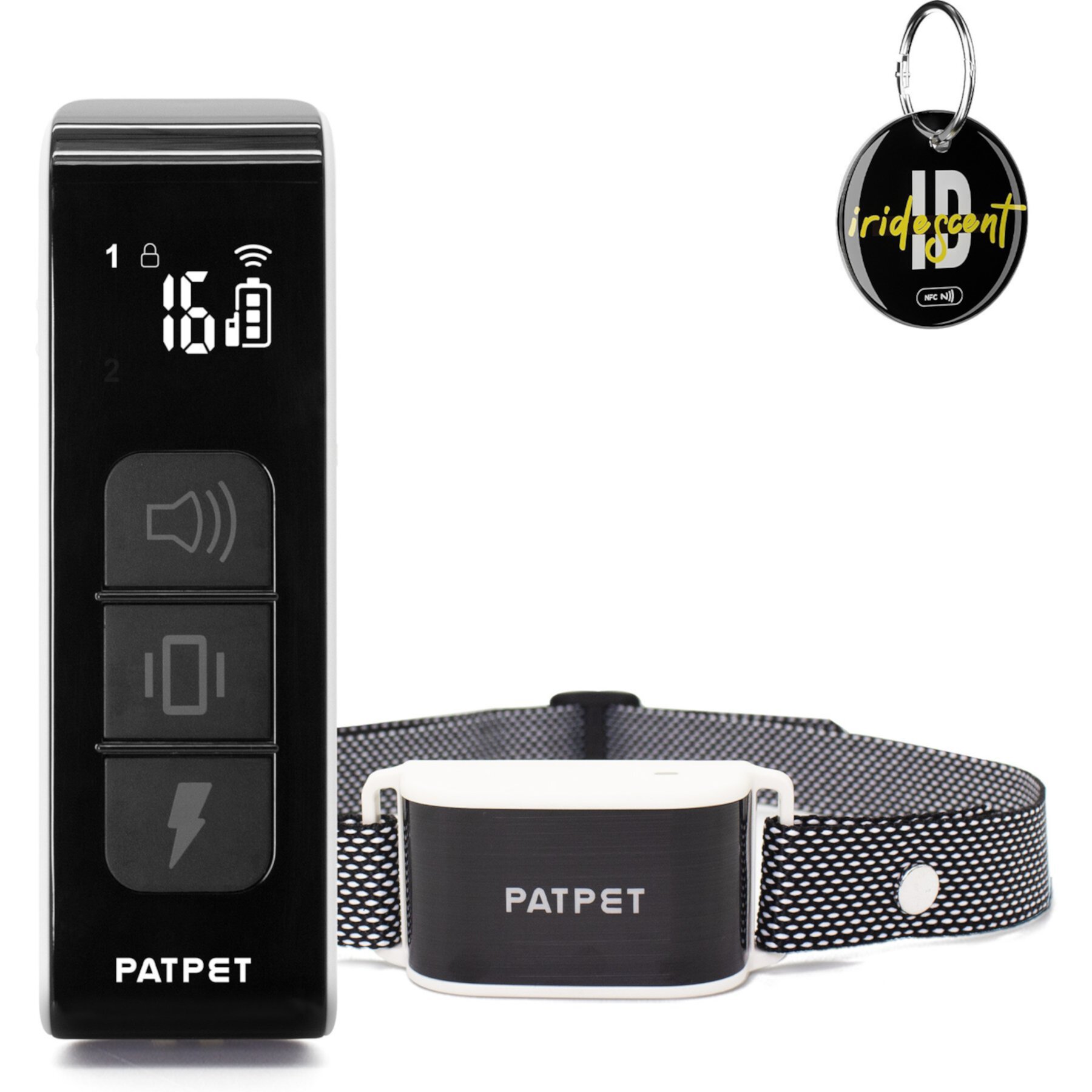 PATPET P690 300M Remote Dog Training Collar, Black Patpet