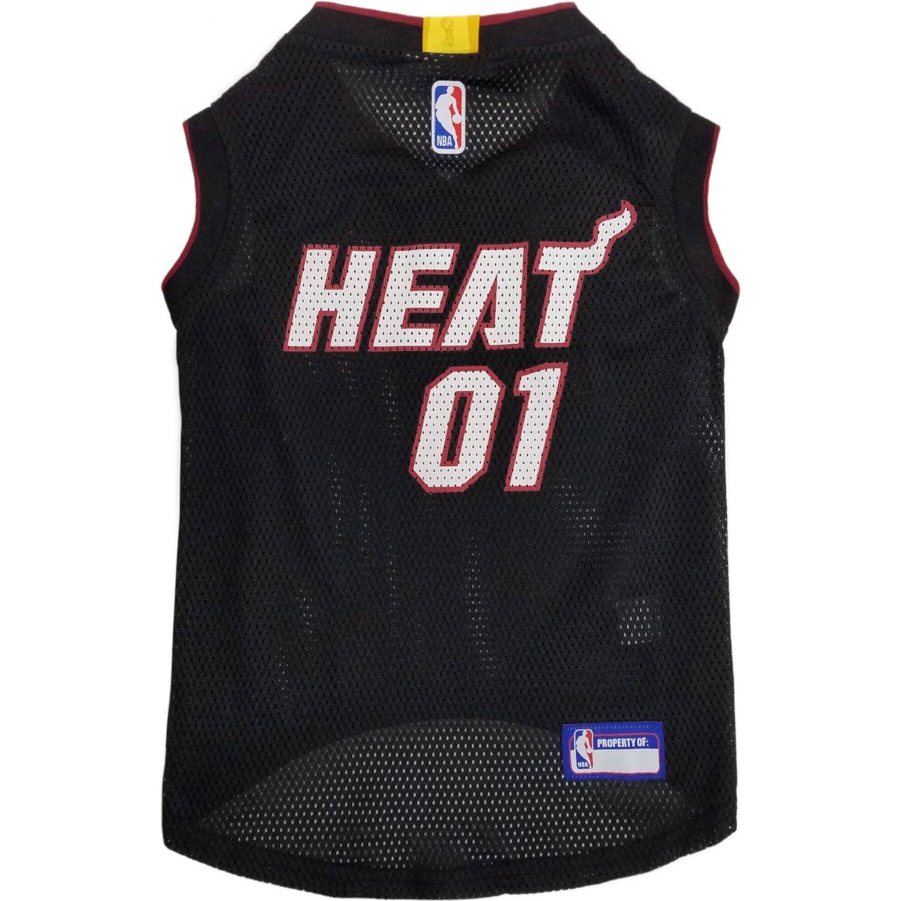 Pets First NBA Miami Heat Basketball Dog & Cat Mesh Jersey Pets First