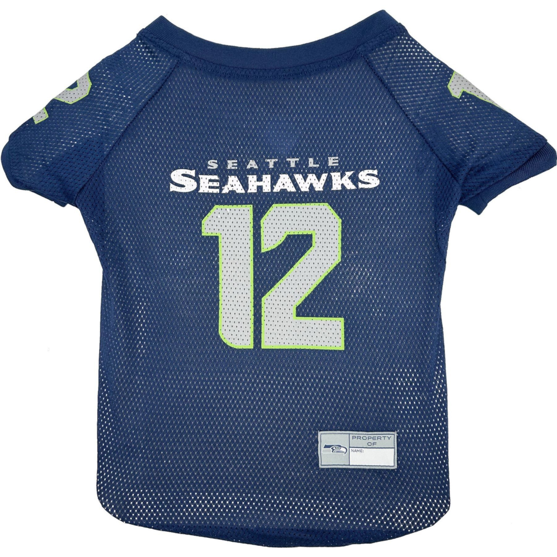 Pets First NFL Dog & Cat Raglan Jersey, Seattle Seahawks Pets First