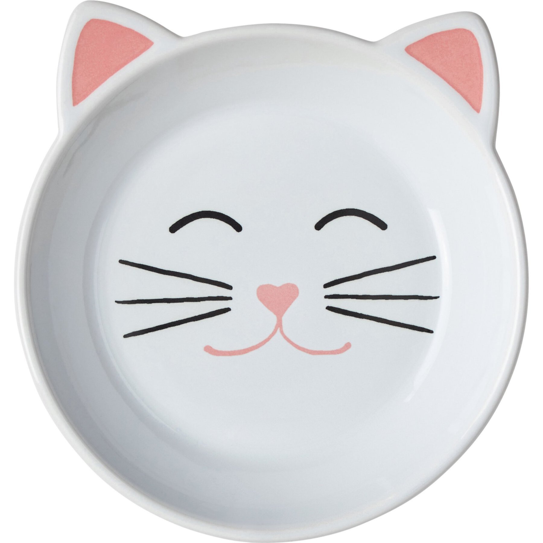 Frisco Cat Face Non-skid Ceramic Cat Dish Frisco