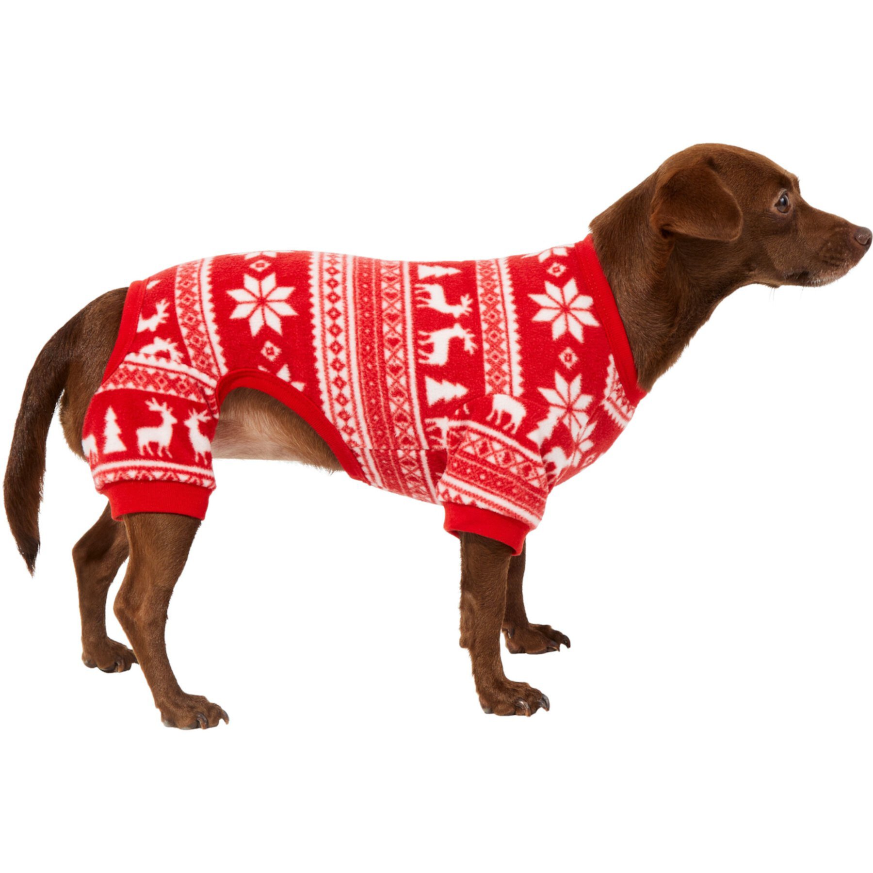 Frisco Holiday Fair Isle Dog & Cat Cozy Polar Fleece PJs Frisco