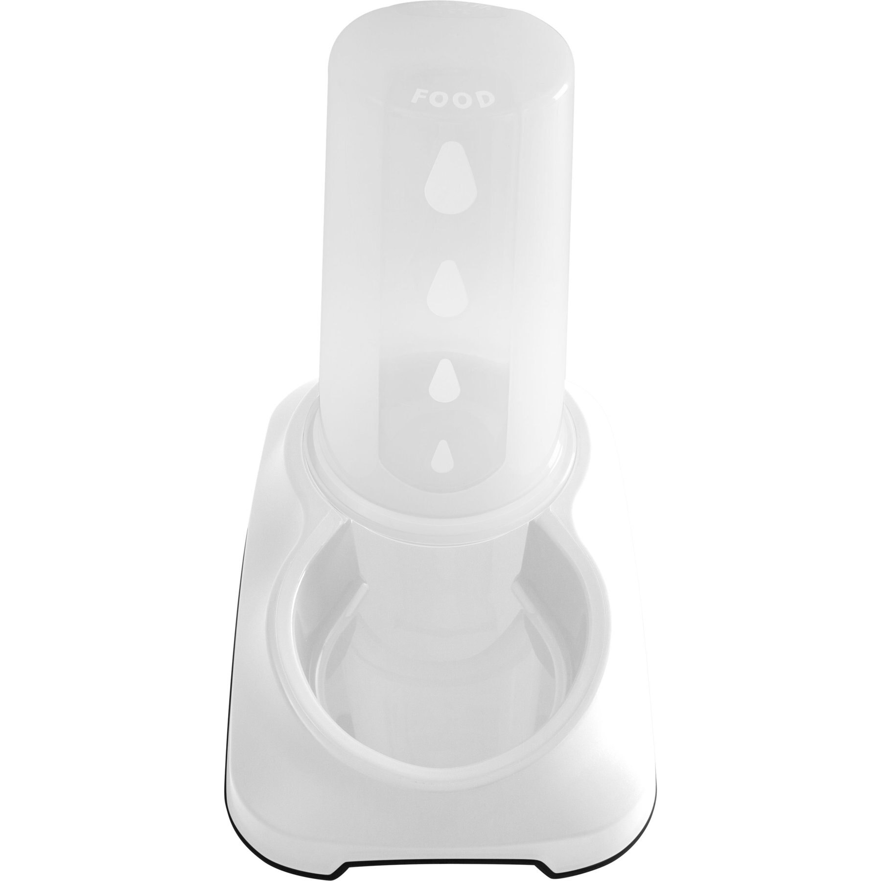 Pounce + Fetch Cat & Dog Automatic Feeder & Water Dispenser, White, 3.5-lit Pounce + Fetch