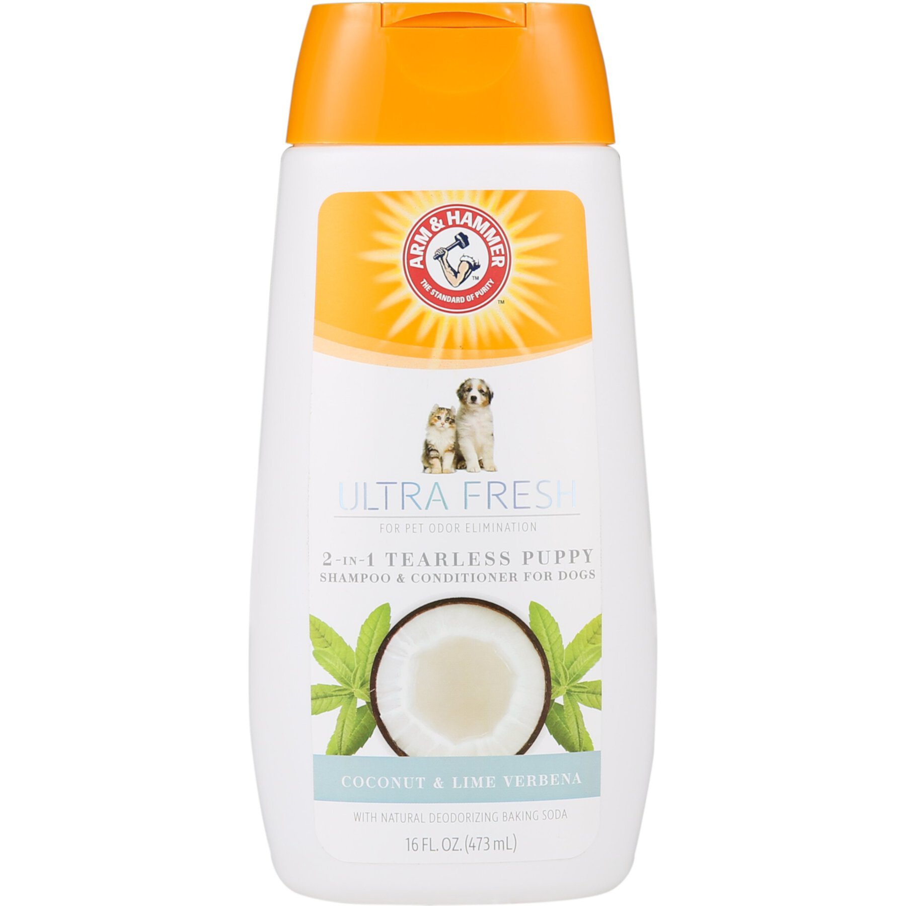 Arm & Hammer Pet Fresh 2-in-1 Tearless Coconut & Lemon Verbena Puppy Shampoo & Conditioner Arm & Hammer