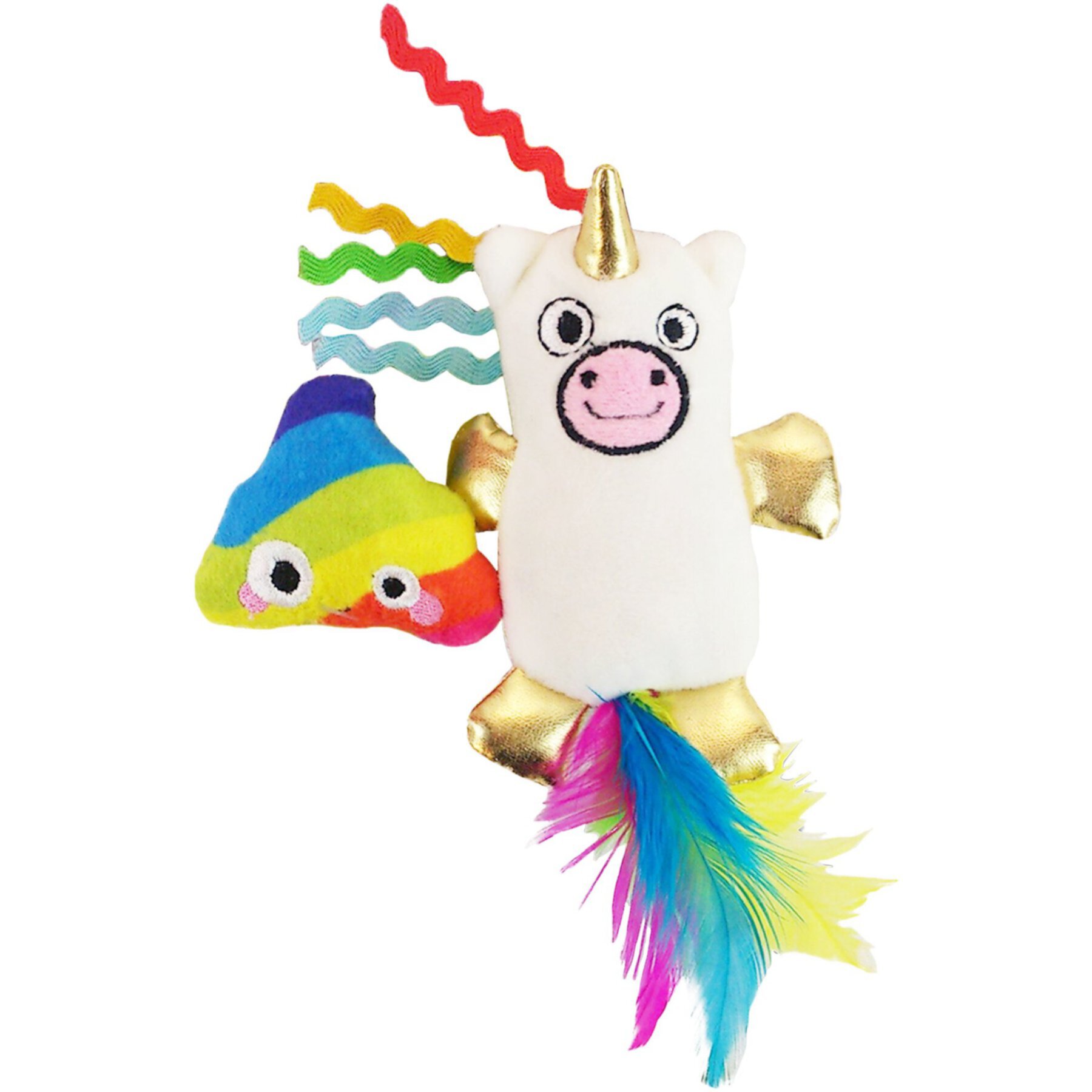 Mad Cat Mewnicorn & Rainbow Poop Catnip & Silvervine Cat Toy Mad Cat