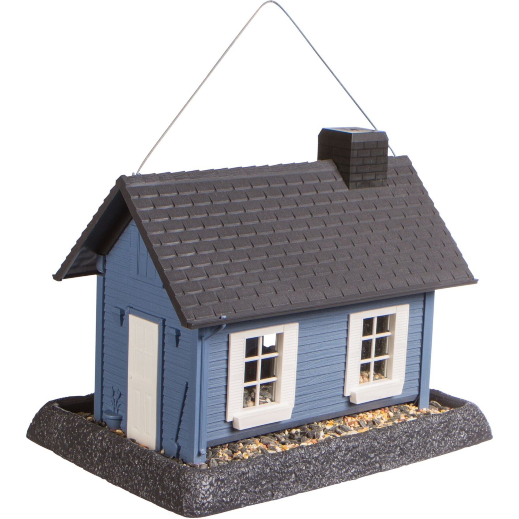 North States Village Collection Bird Feeder, Blue Cottage North States