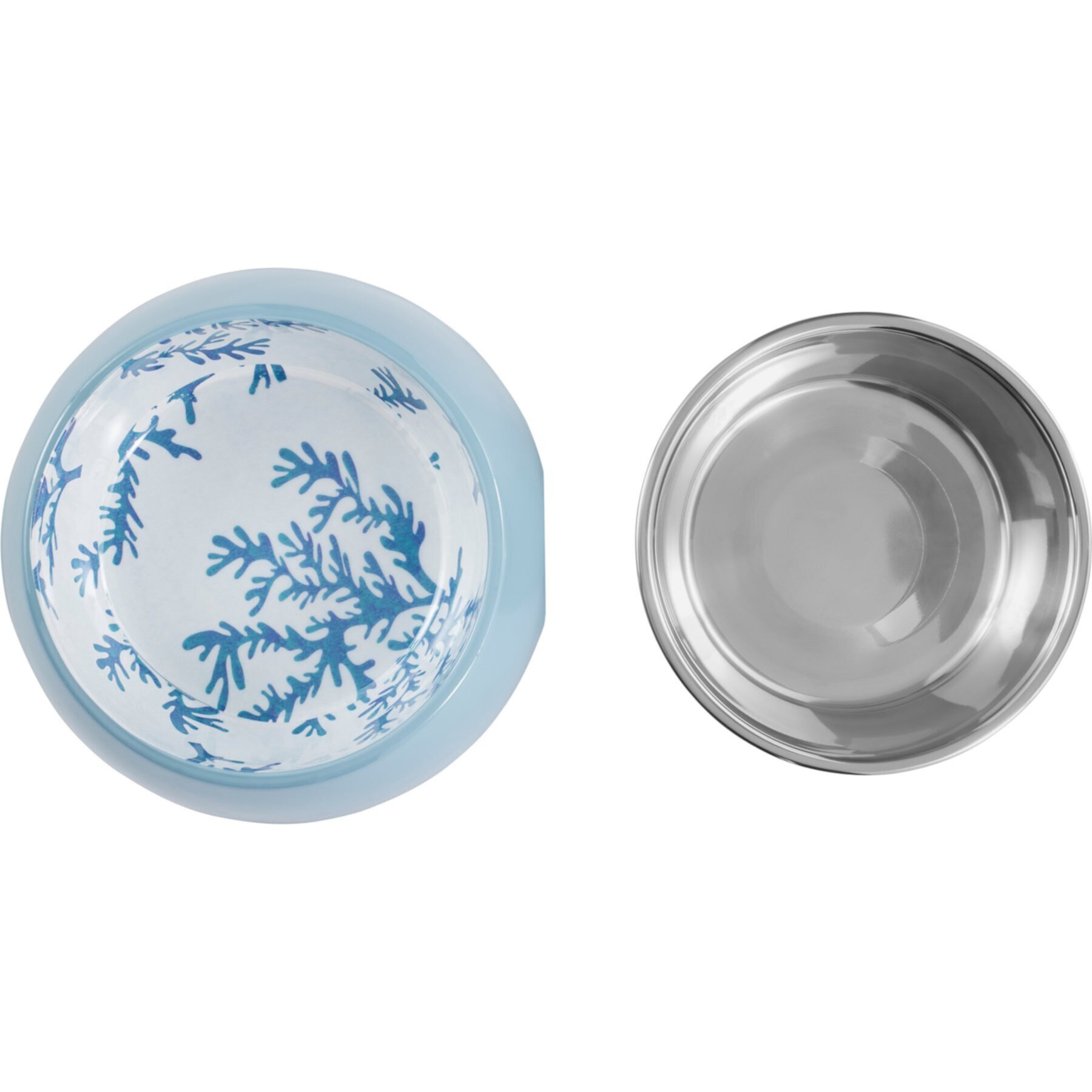 Frisco Coral Design Stainless Steel Dog & Cat Bowl Frisco