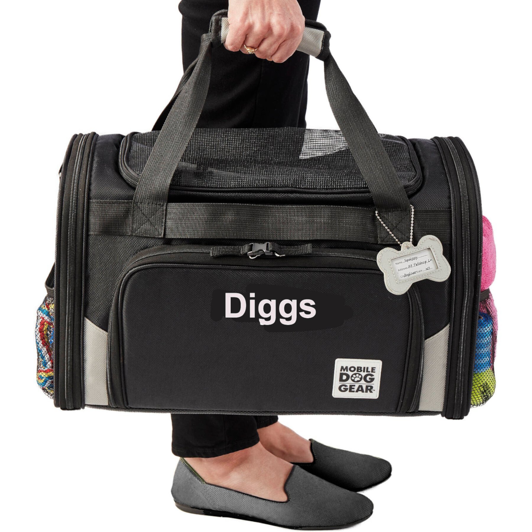 Mobile Dog Gear Personalized Airline Approved Dog Carrier Bag Mobile Dog Gear